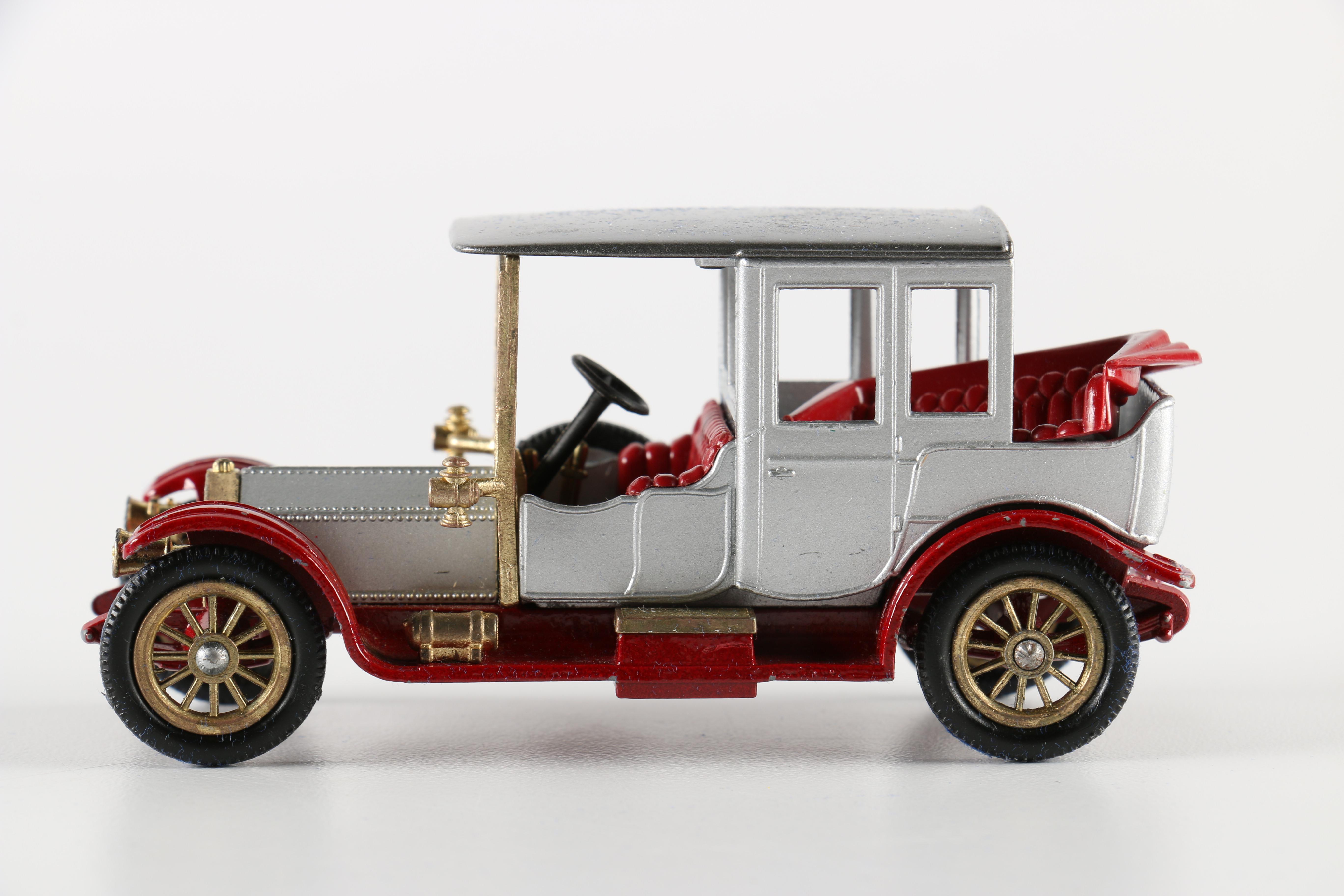 Matchbox "Models of Yesteryear" Die-Cast Cars in Case Circa 1969