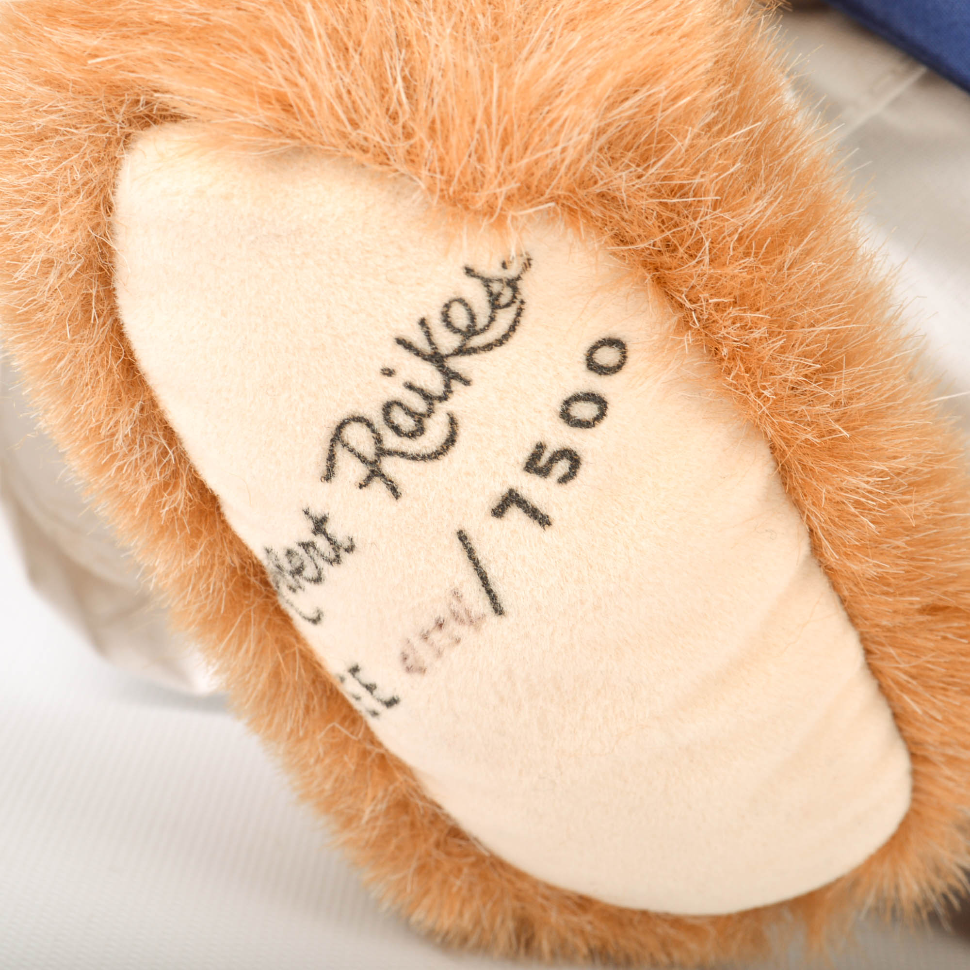 Limited Edition Robert Raikes Mohair and Wood Easter and Rabbit "Teddy Bears"