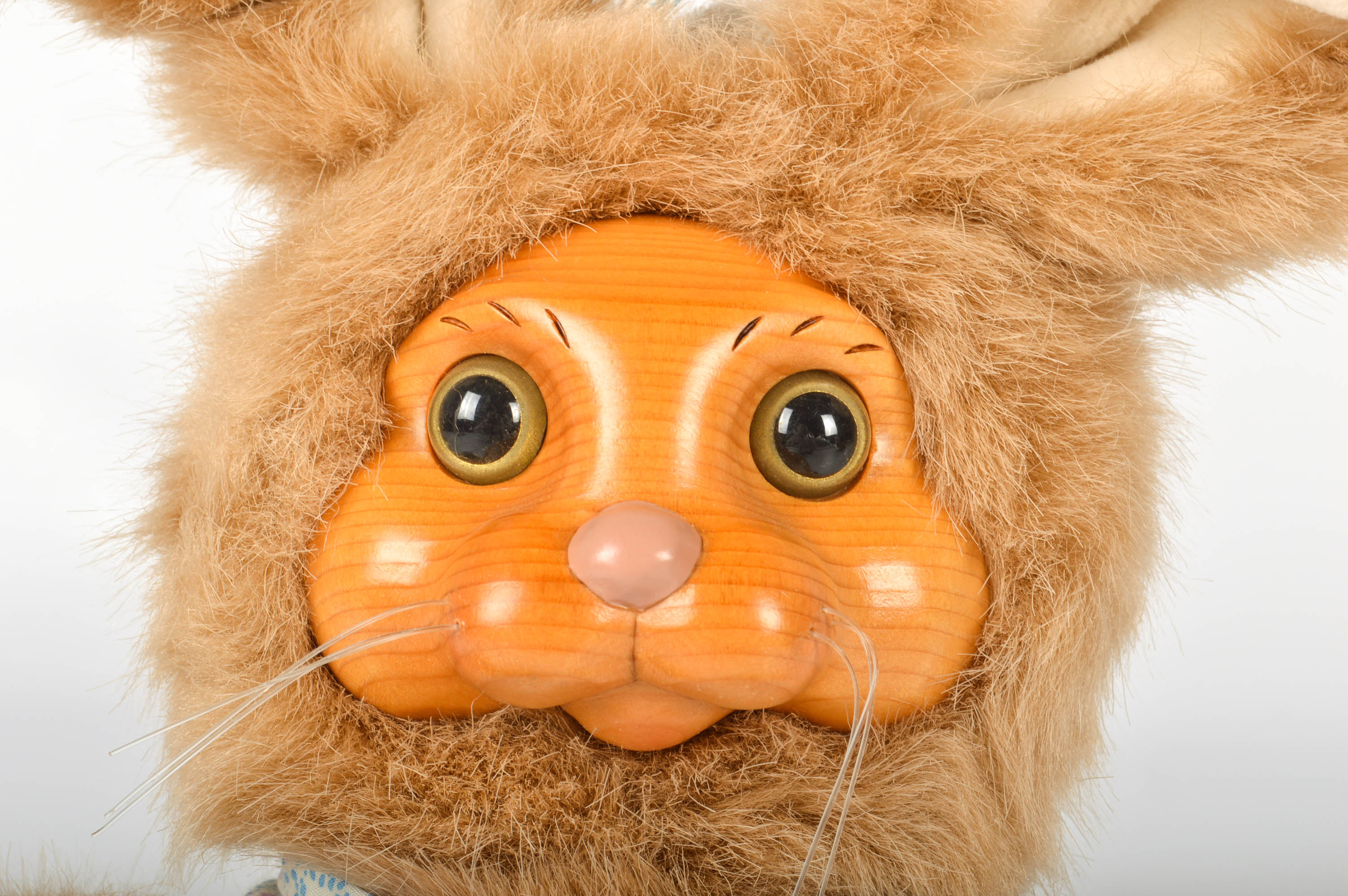 Limited Edition Robert Raikes Mohair and Wood Easter and Rabbit "Teddy Bears"