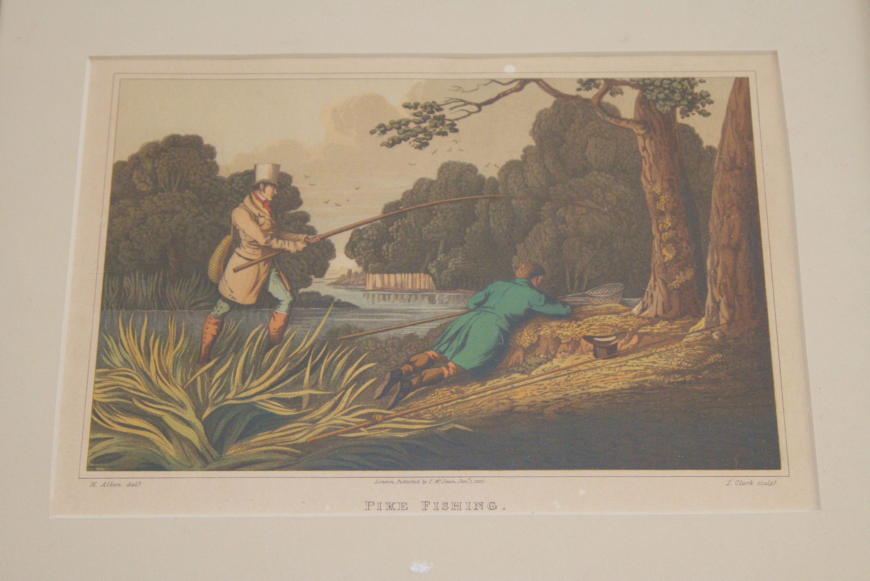 Group of Three 1820 Henry Alken Chromolithographs