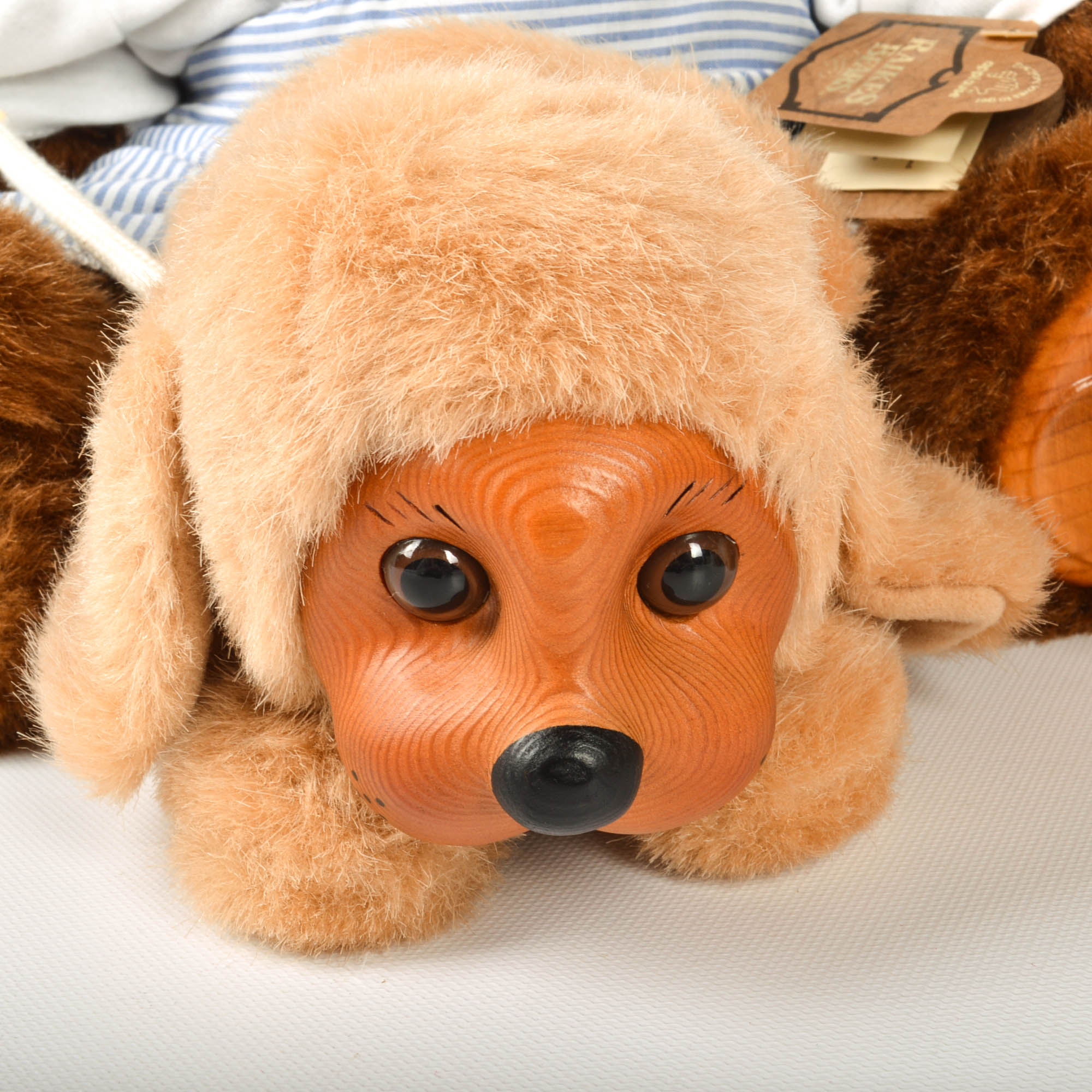 Robert Raikes Limited Edition Mohair and Wood "Best Friends" Collection Teddy Bears