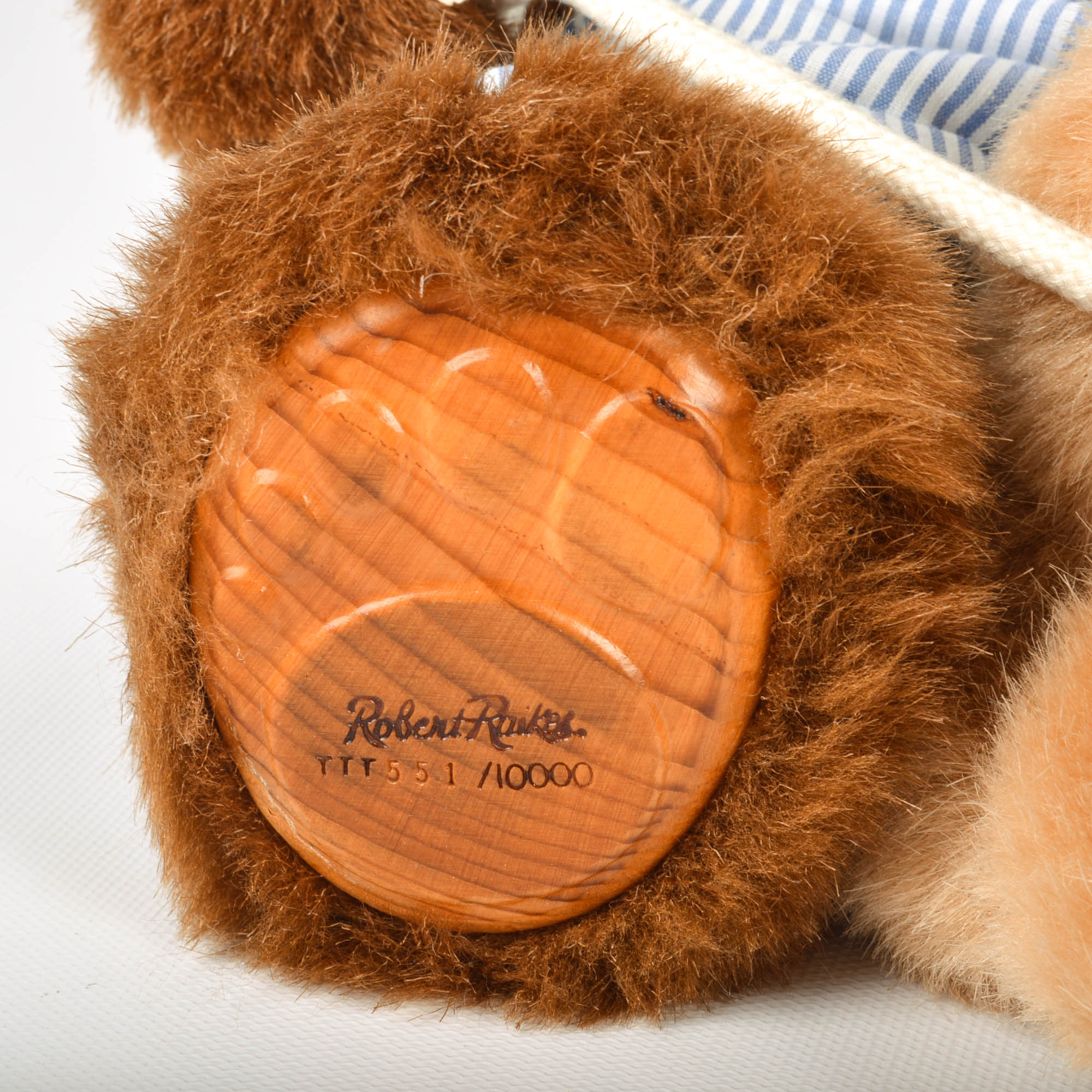 Robert Raikes Limited Edition Mohair and Wood "Best Friends" Collection Teddy Bears