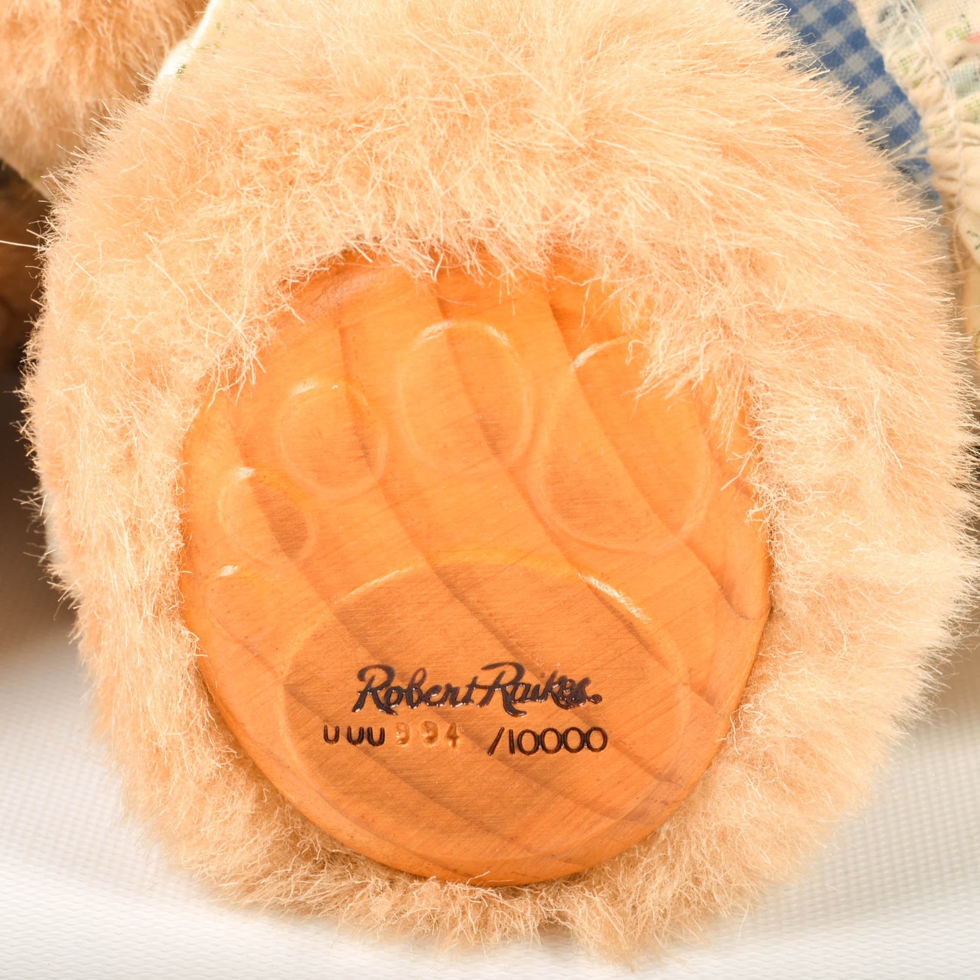 Robert Raikes Limited Edition Mohair and Wood "Best Friends" Collection Teddy Bears