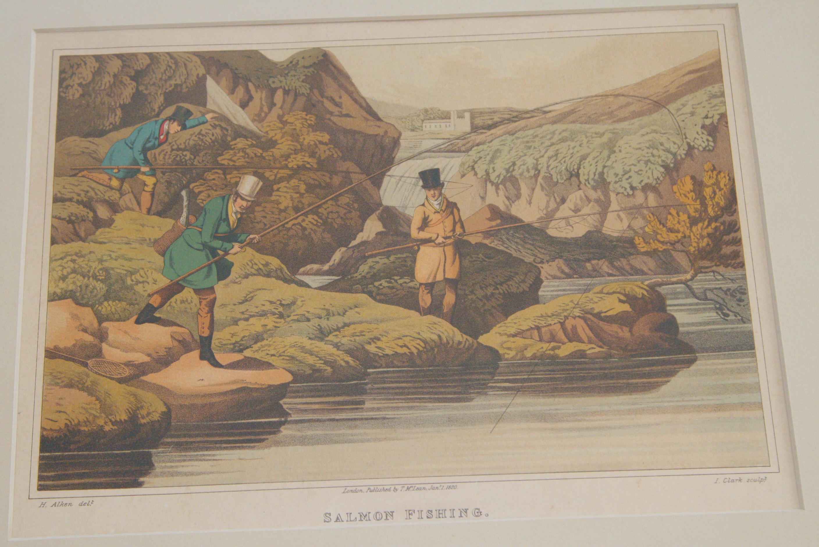 Group of Three 1820 Henry Alken Chromolithographs