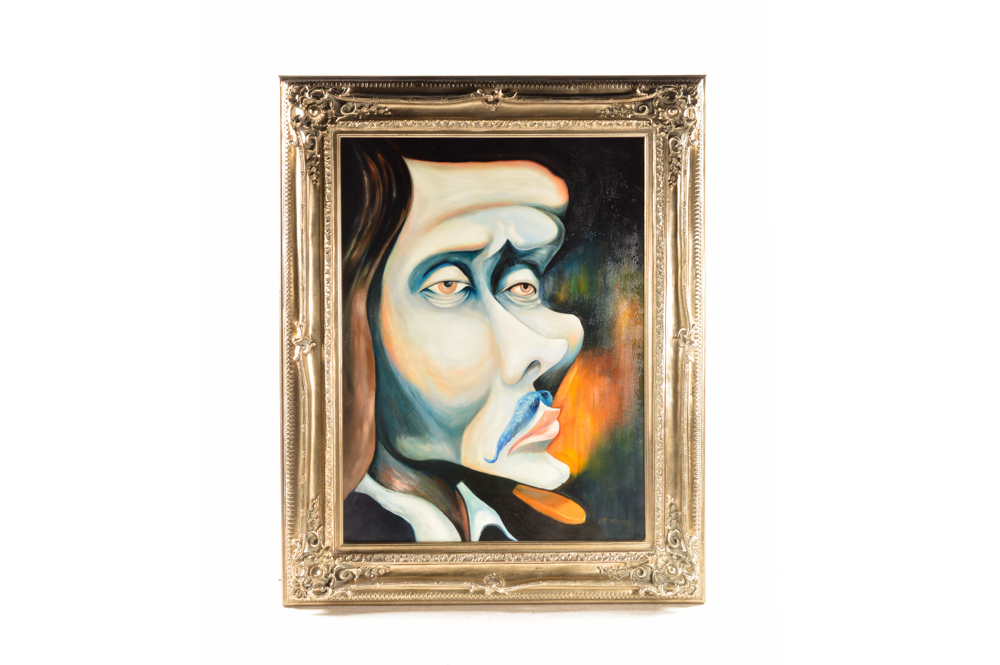 Za Fiette Modern Art Portrait of a Man