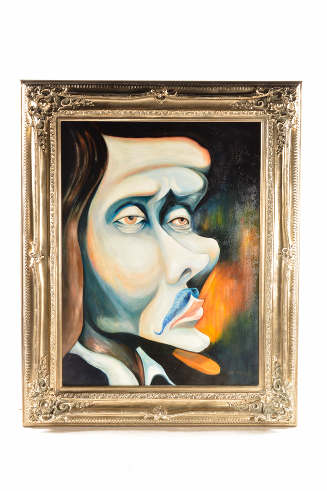 Za Fiette Modern Art Portrait of a Man