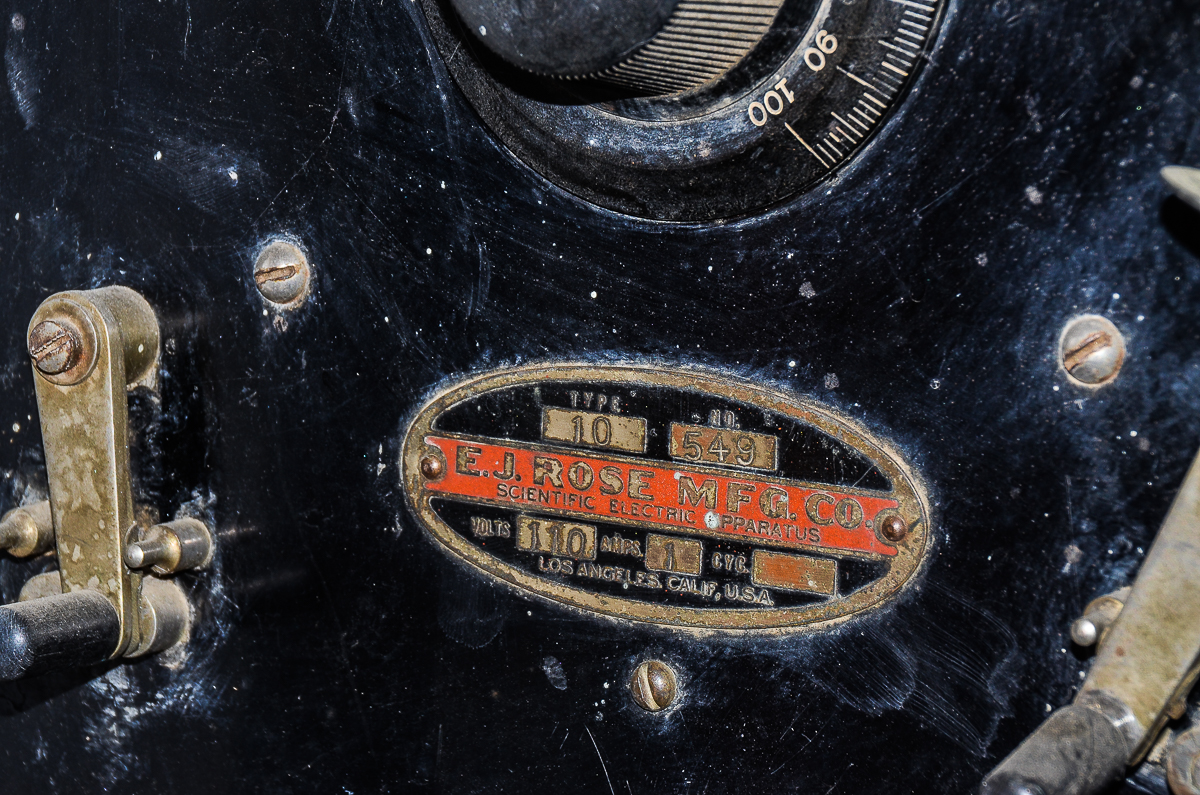 Antique Medical Electroshock Therapy Machine