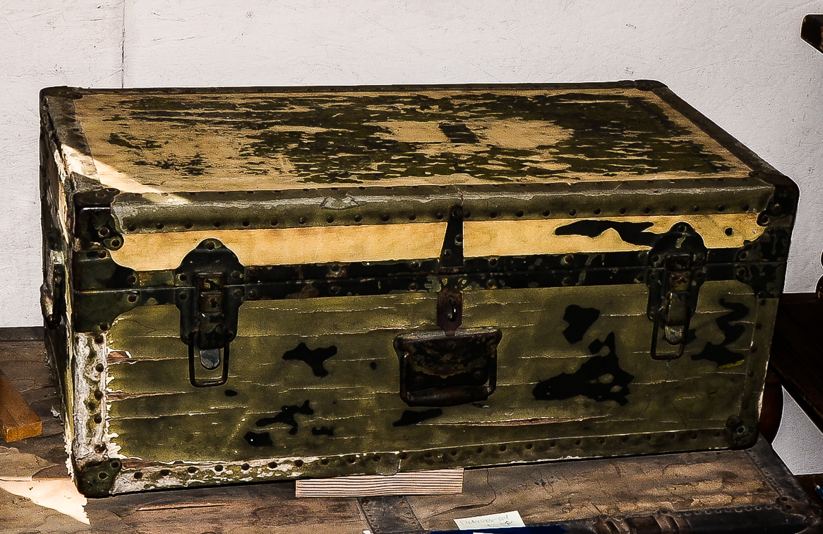 Vintage Military Trunk