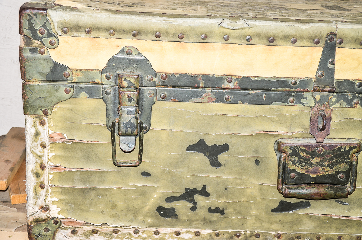 Vintage Military Trunk
