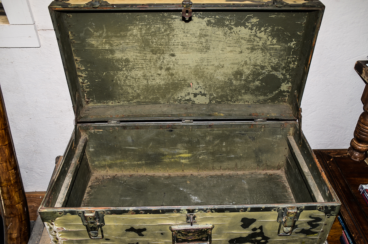 Vintage Military Trunk