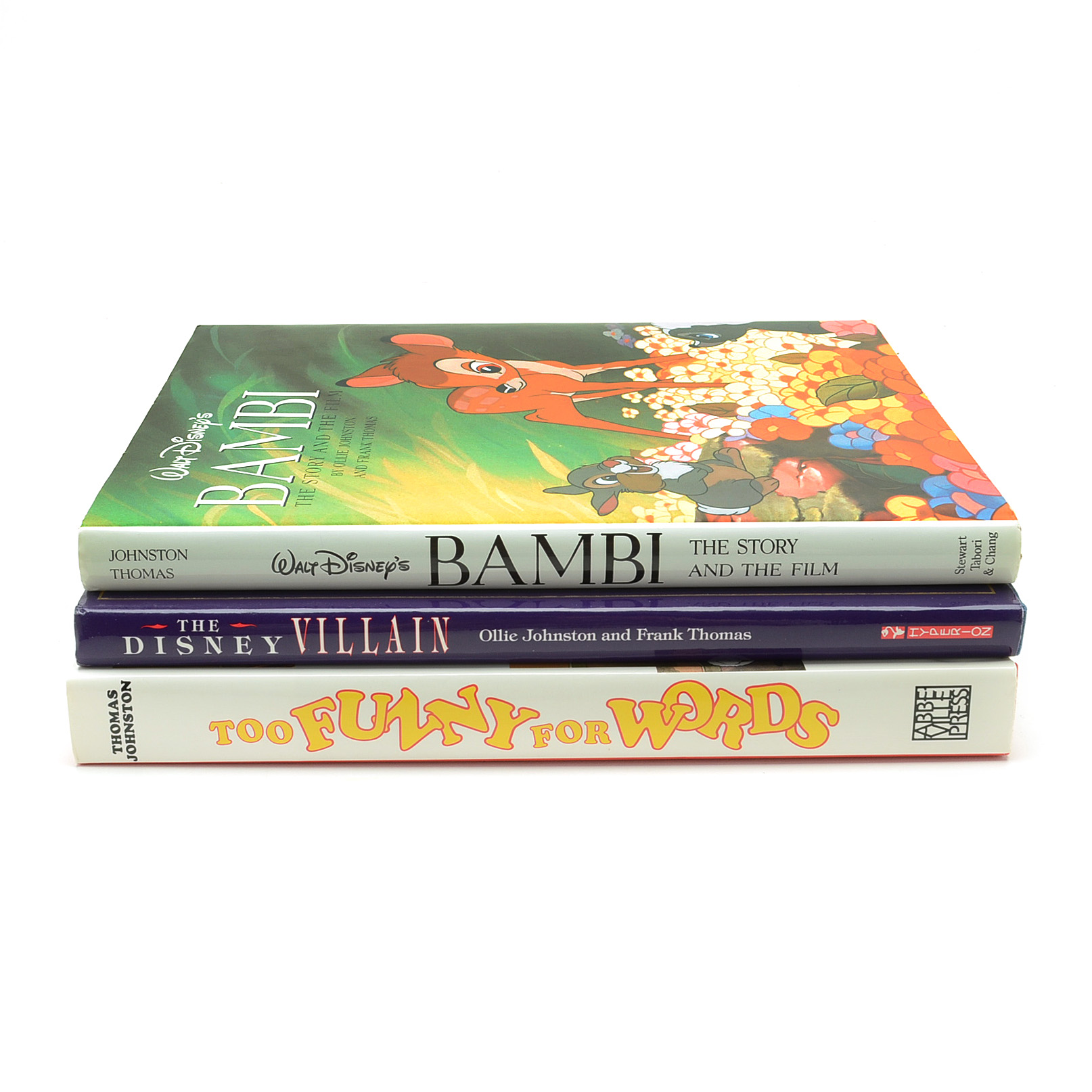 Ollie Johnston and Frank Thomas Books Including Signed Books