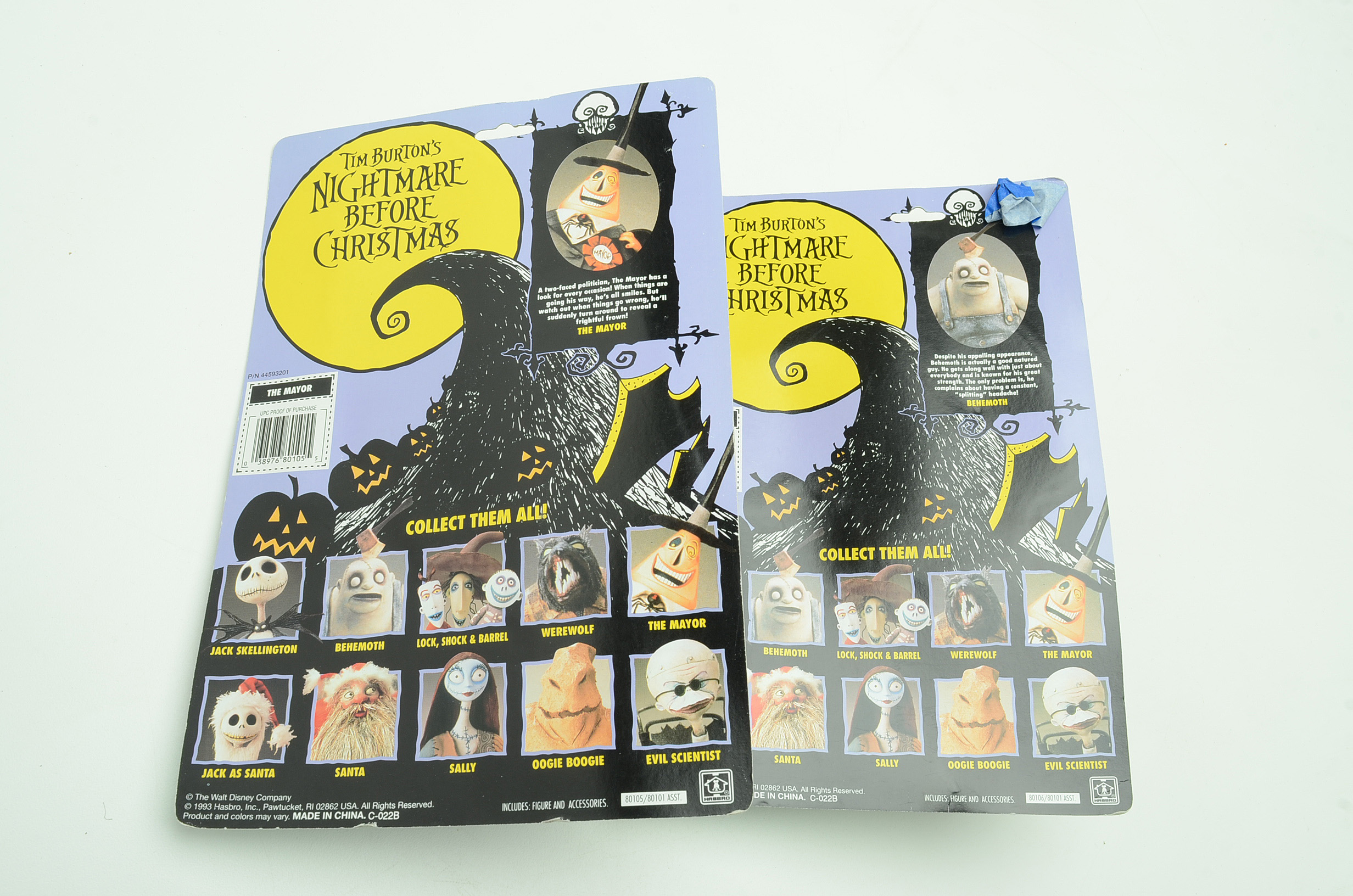 Tim Burton's "Nightmare Before Christmas" Figures from Hasbro