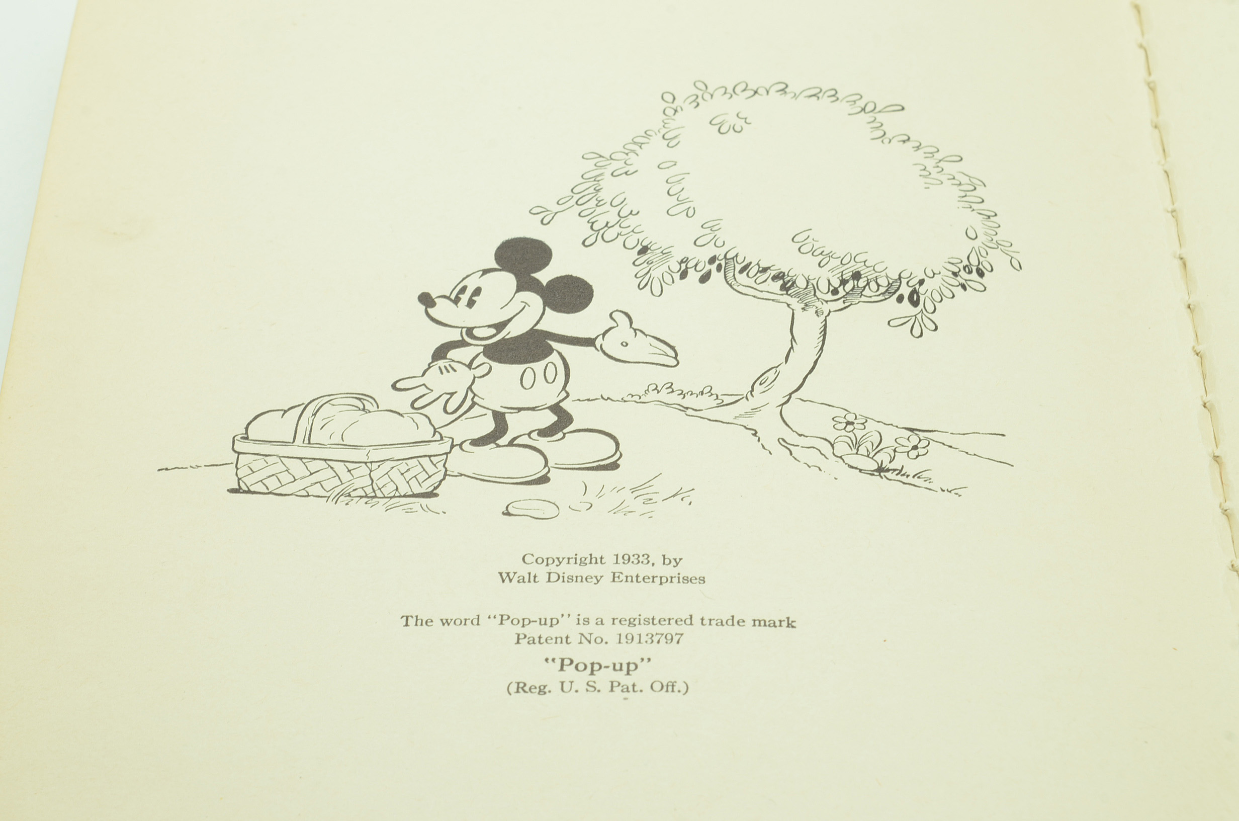 1933 "The Pop-Up Minnie Mouse" With Collector's Edition Reproductions