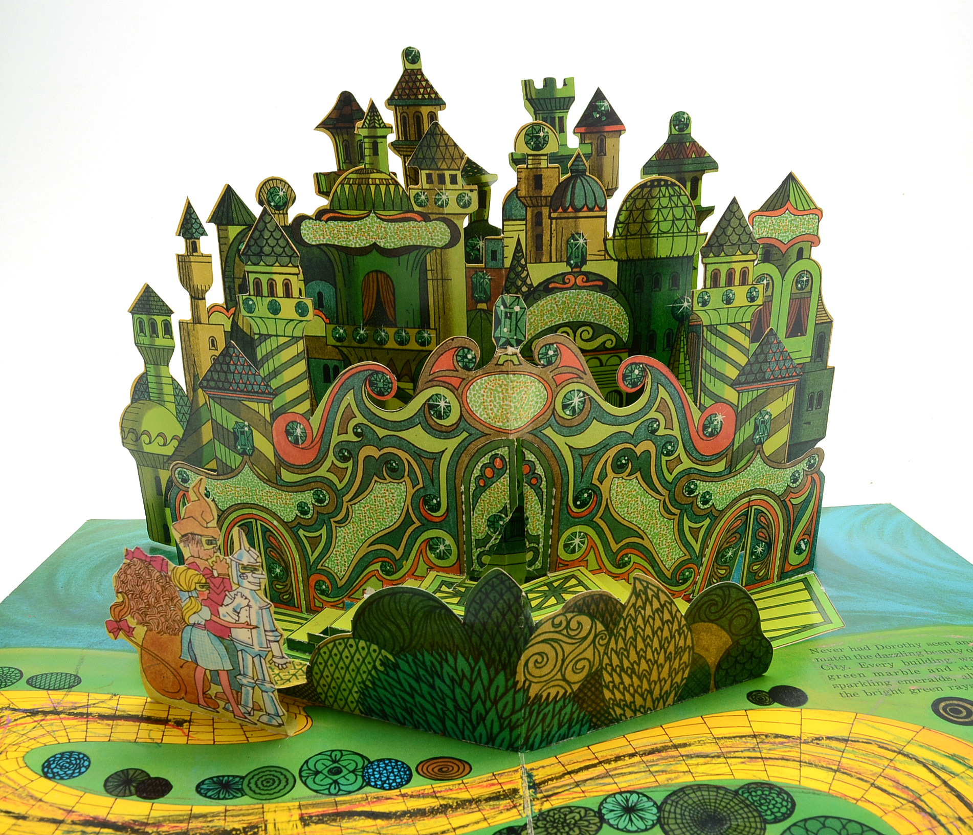 Pop-Up Books Including "The Wizard of Oz"