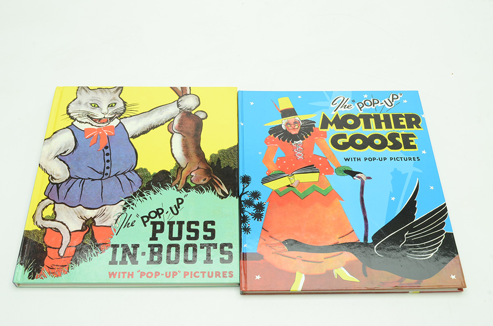 Pop-Up Books Including "The Wizard of Oz"