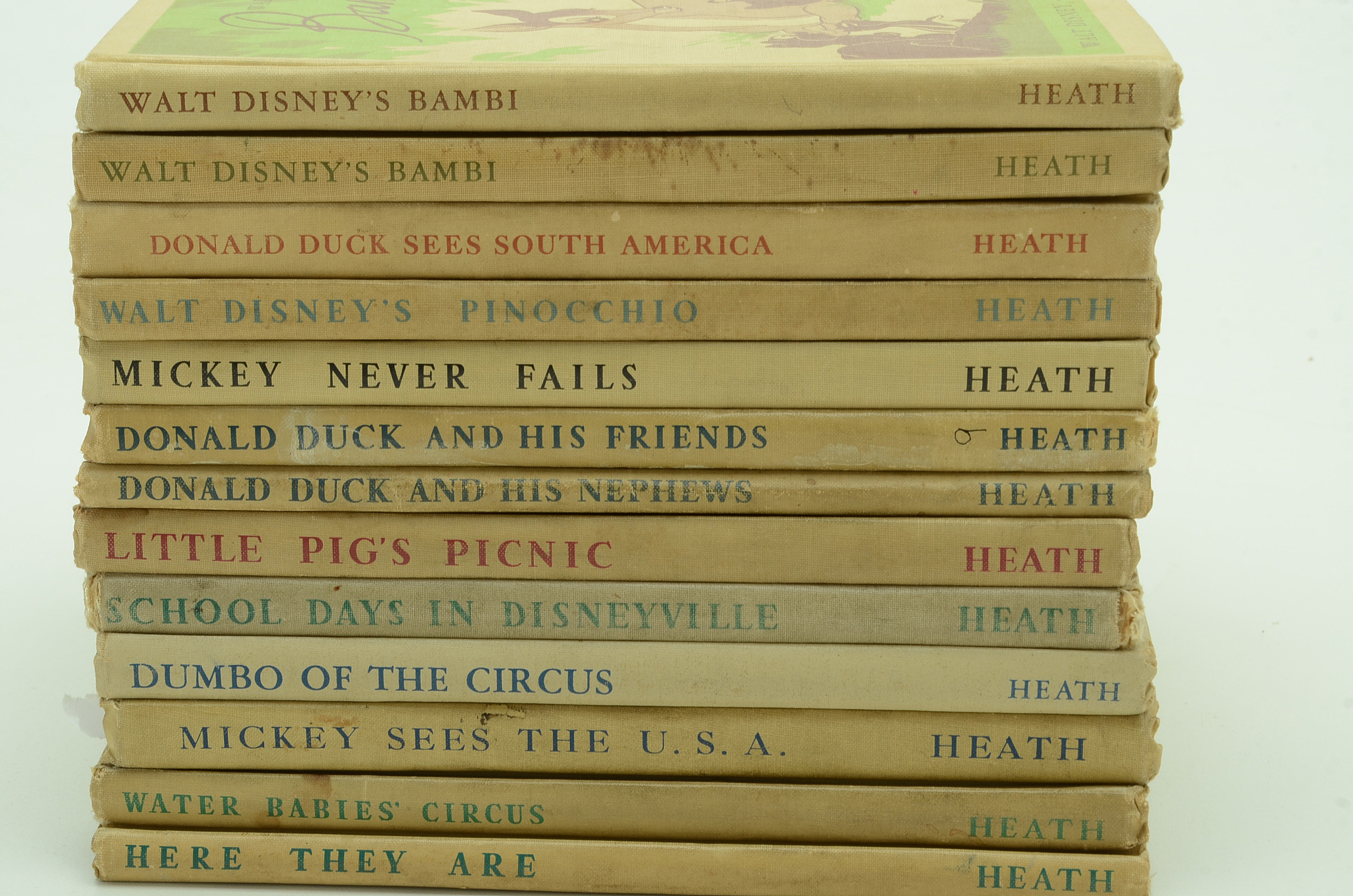 1940s Heath "Walt Disney Story Books" Set