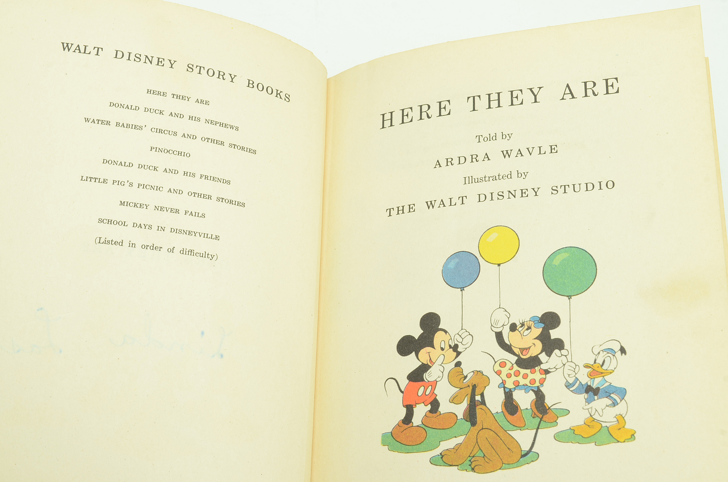1940s Heath "Walt Disney Story Books" Set