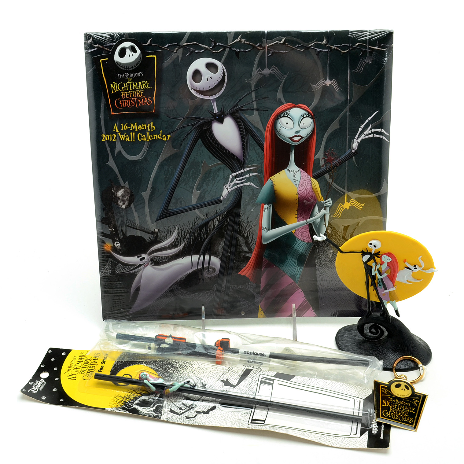 Tim Burton's "Nightmare Before Christmas" Collectibles Including a 2012 Calendar