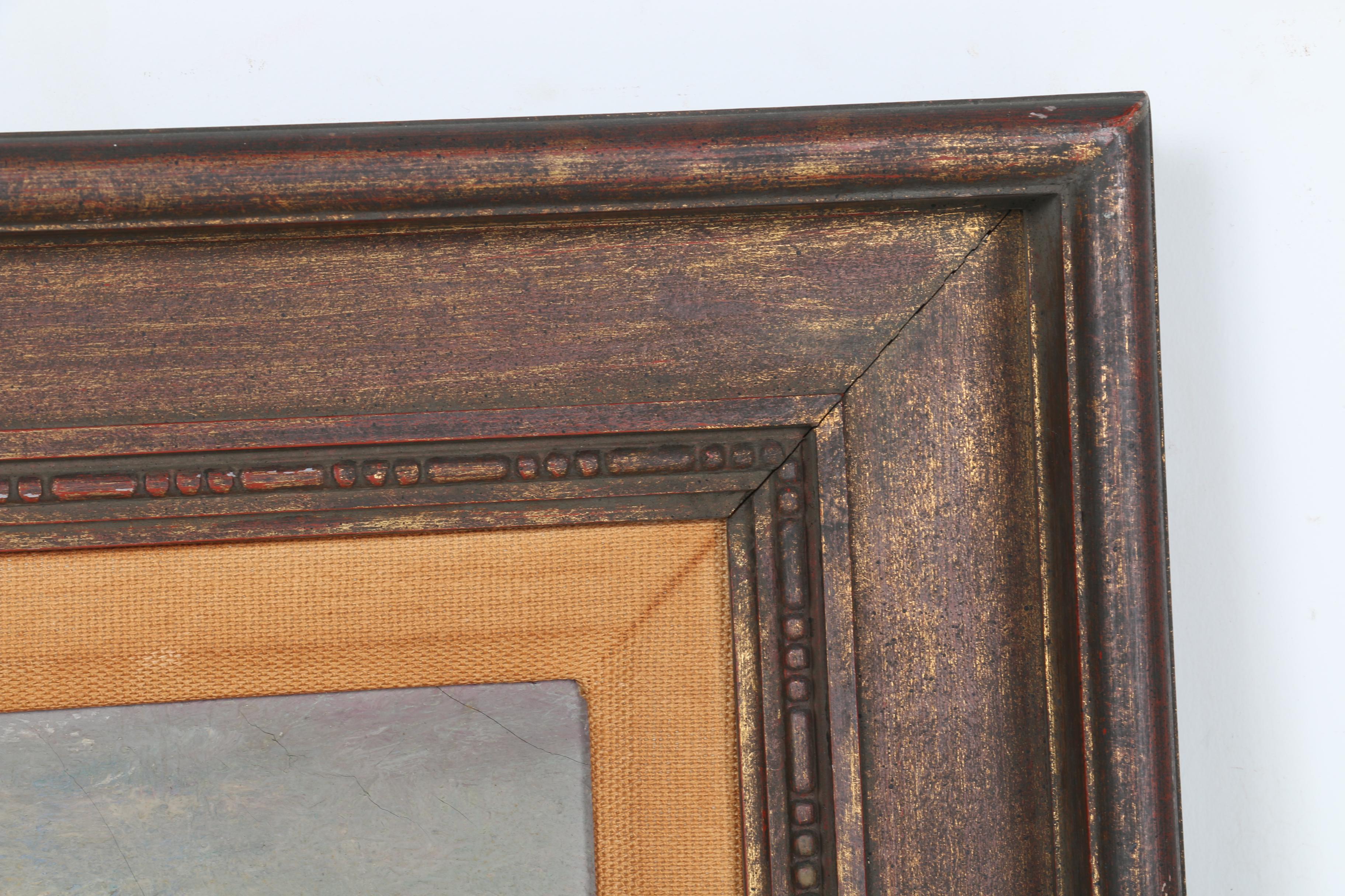 Deutsch Oil on Canvas Cityscape