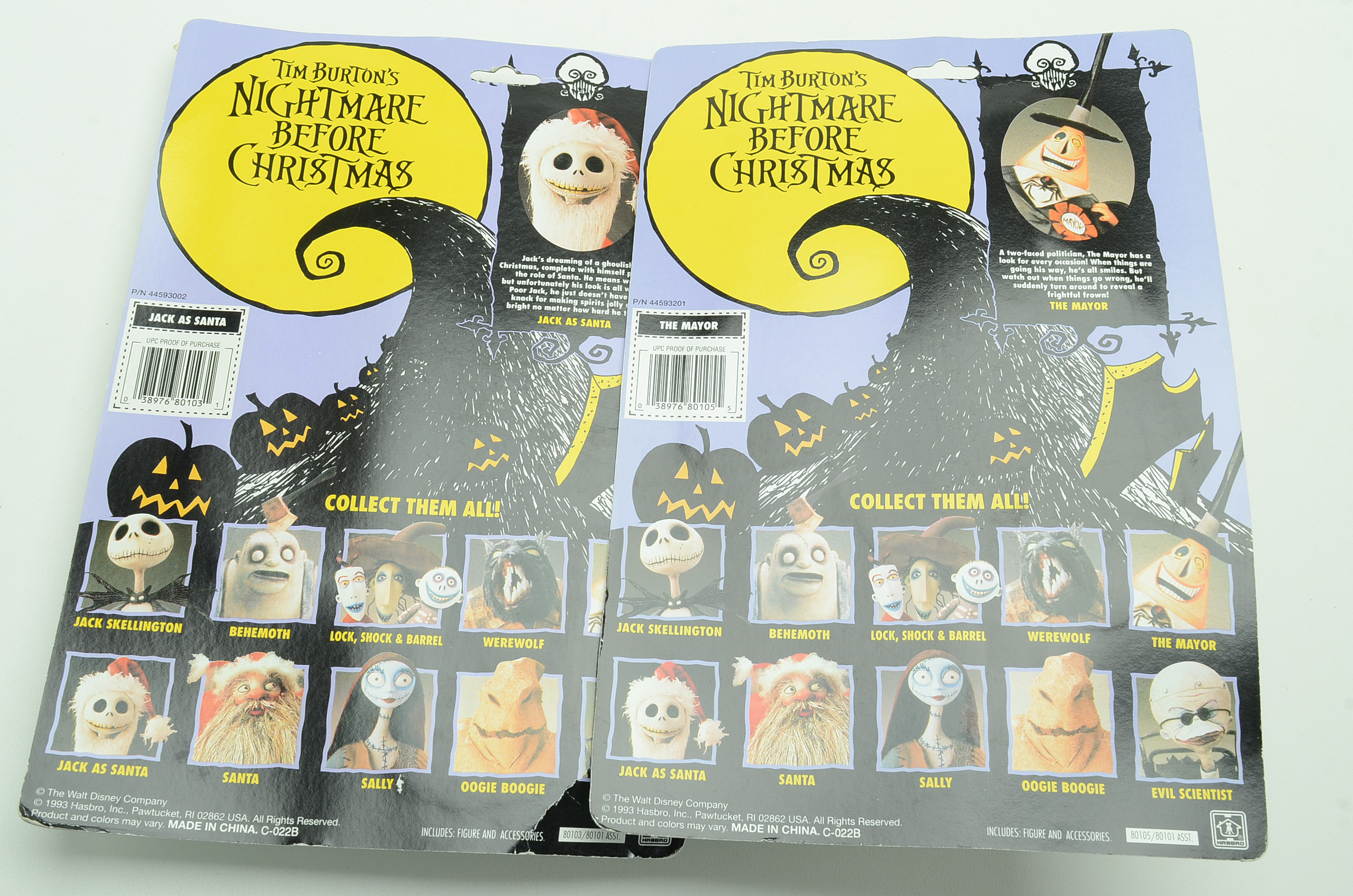 Tim Burton's "Nightmare Before Christmas" Figures from Hasbro