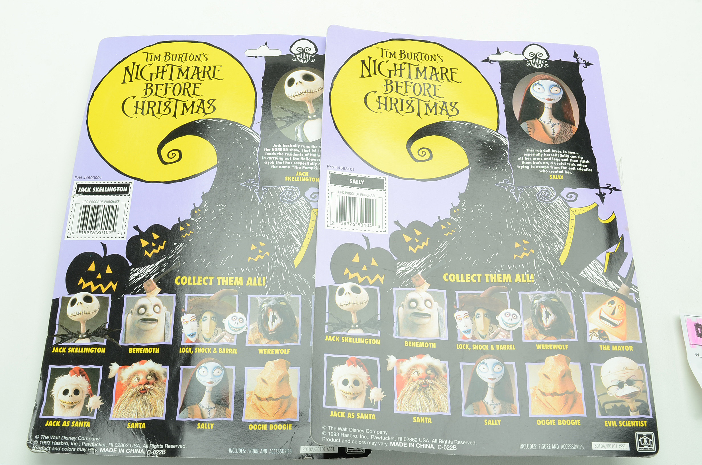 Tim Burton's "Nightmare Before Christmas" Figures from Hasbro