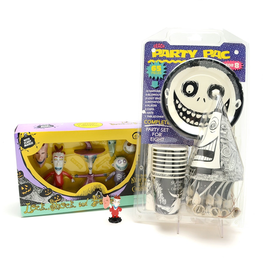 Tim Burton's "Nightmare Before Christmas" Figures and Party Pac