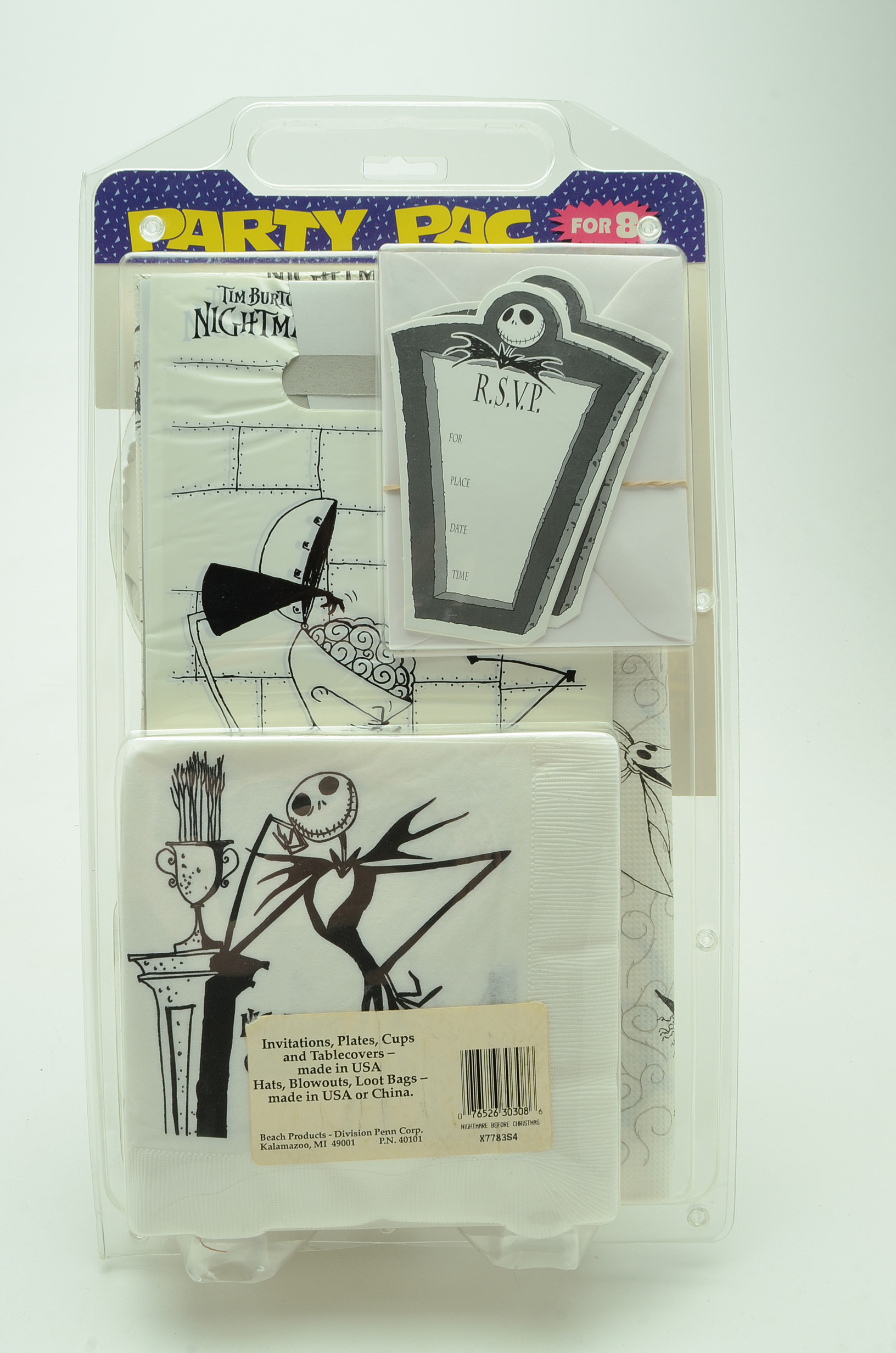 Tim Burton's "Nightmare Before Christmas" Figures and Party Pac