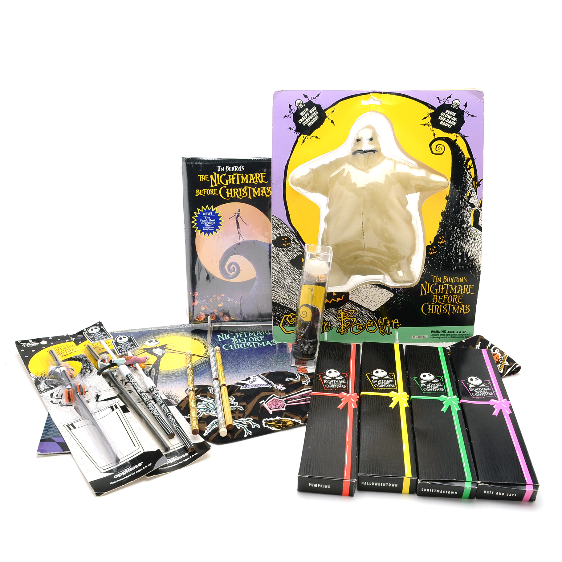 Tim Burton's "Nightmare Before Christmas" Assortment Including Oogie Boogie