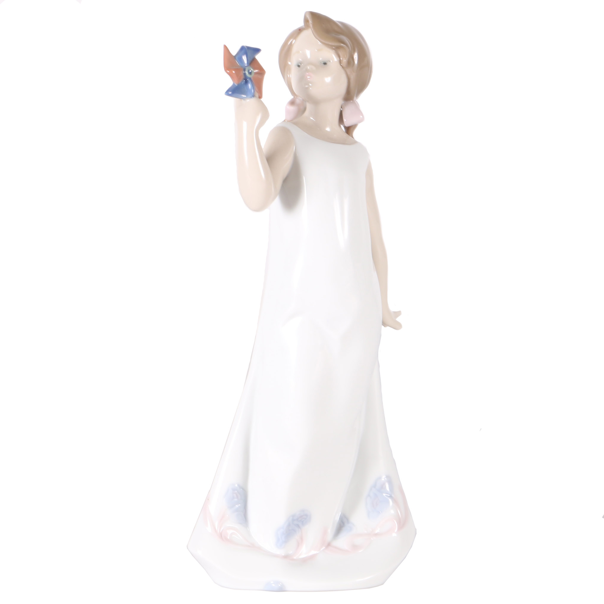 1997 Lladró "Pretty Pinwheel" Hand Painted Porcelain Figurine