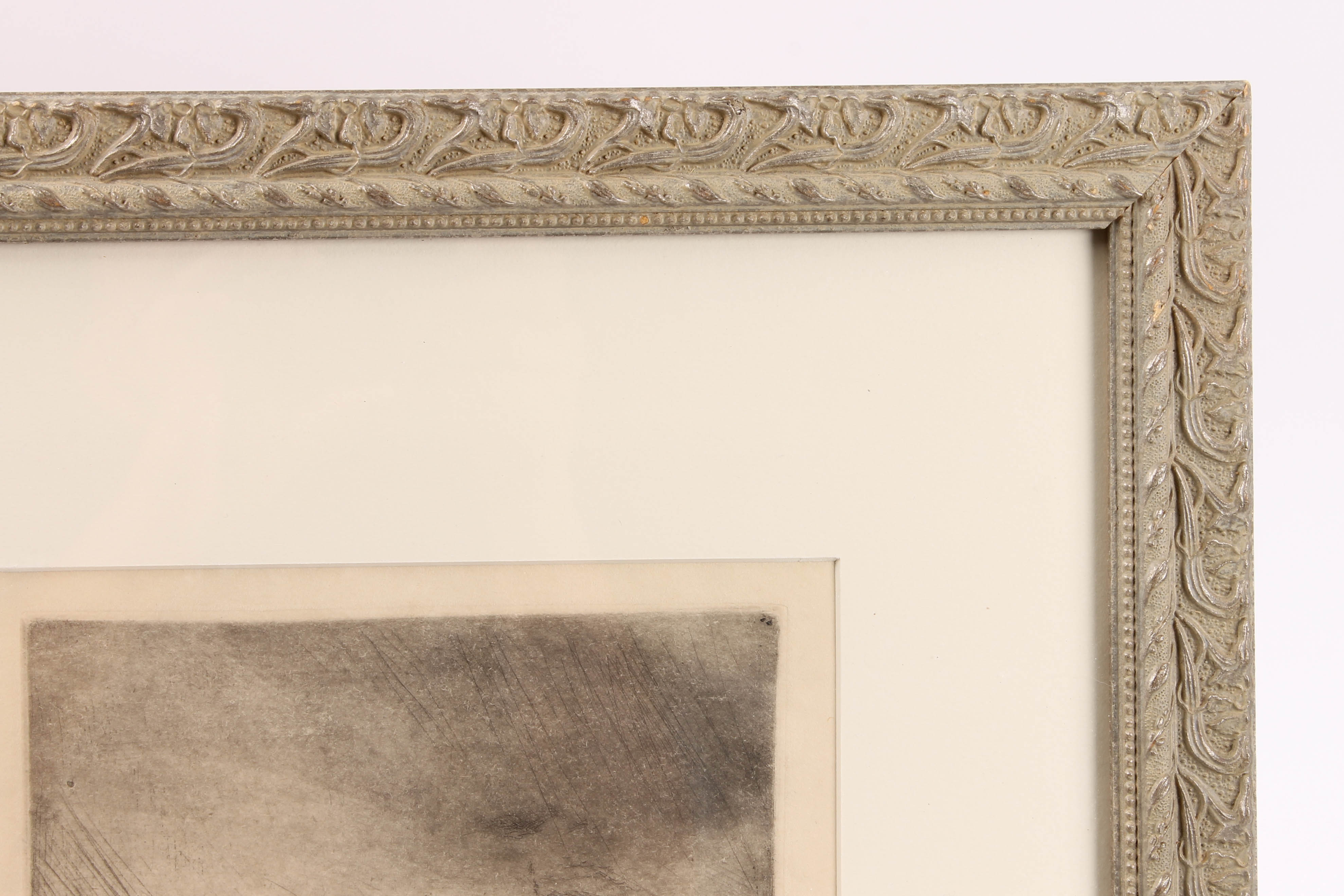 Adolf Jelínek Alex Etching "Wagon with Horses"