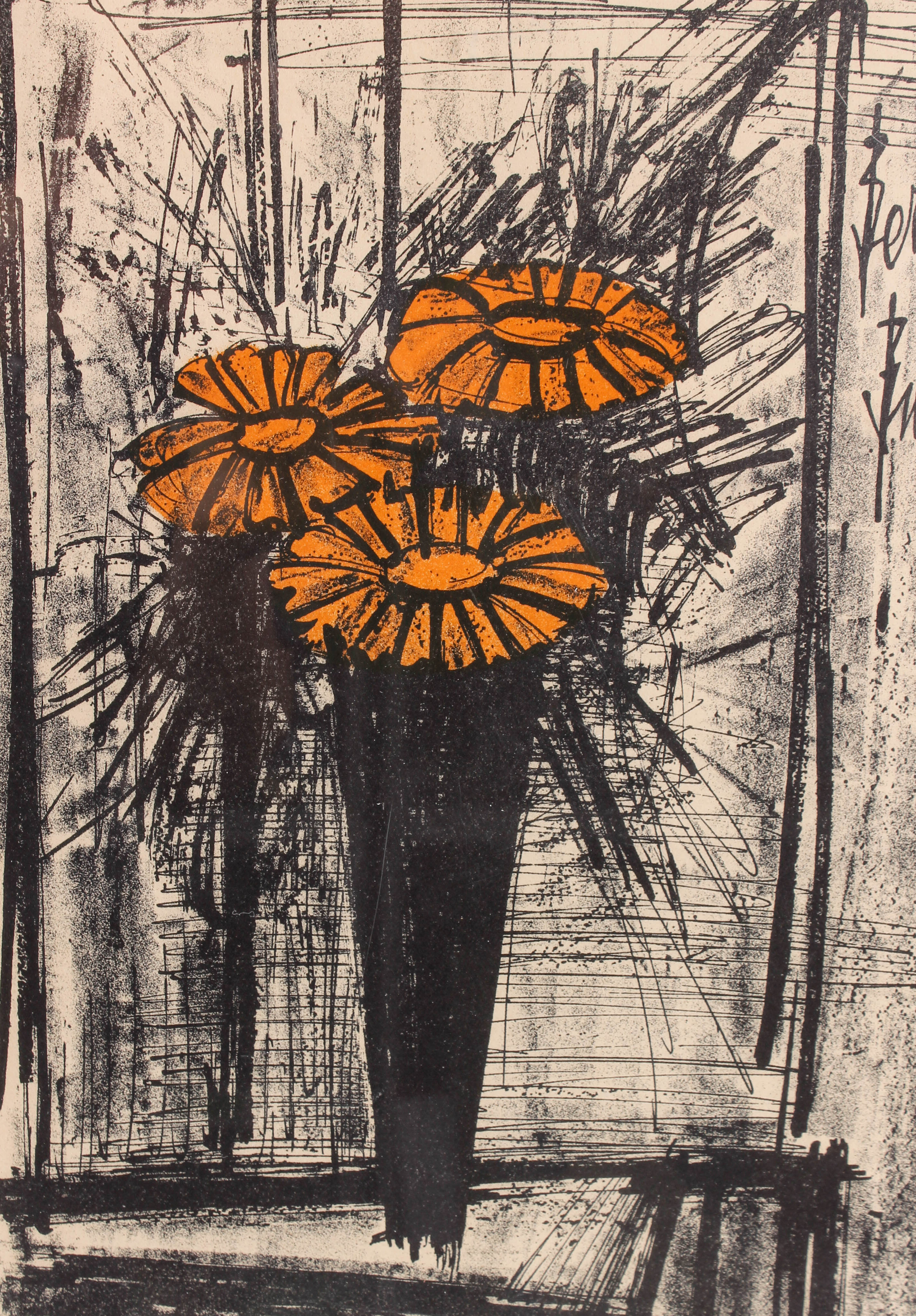 Bernard Buffet Framed Lithograph