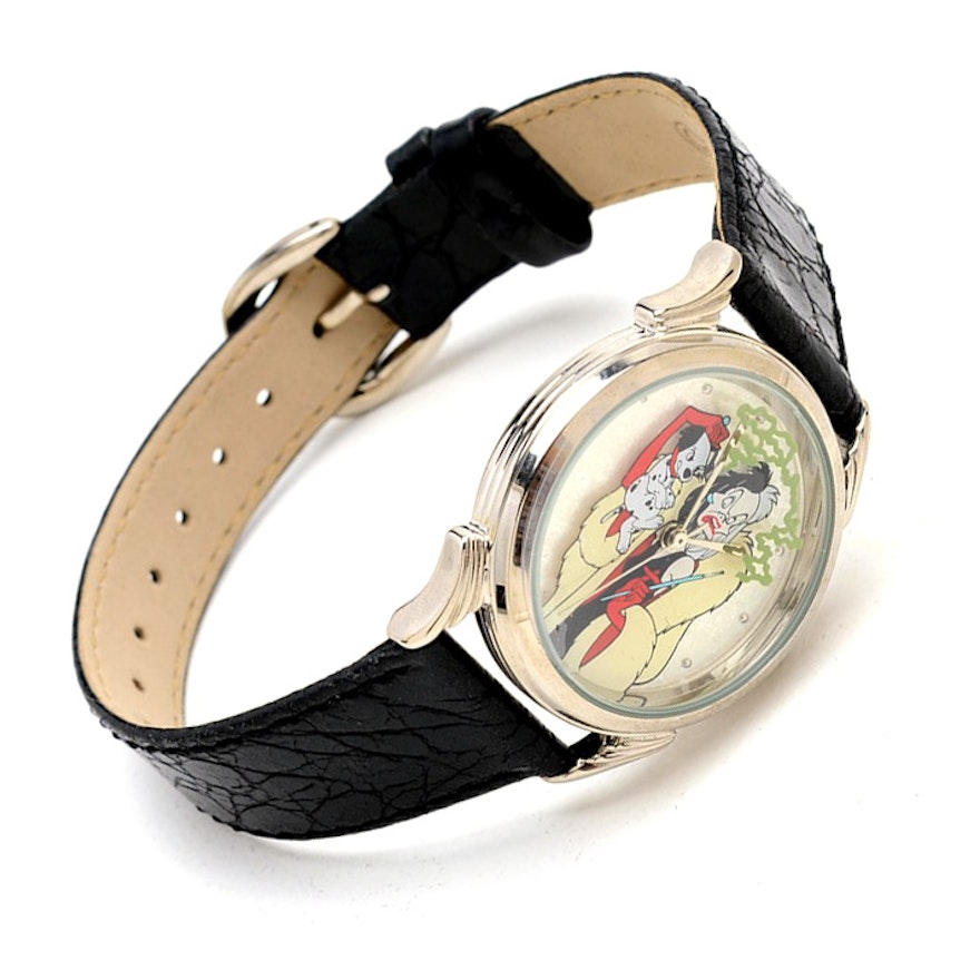 Fossil "Disney Villains" Limited Edition Watch and Figurine