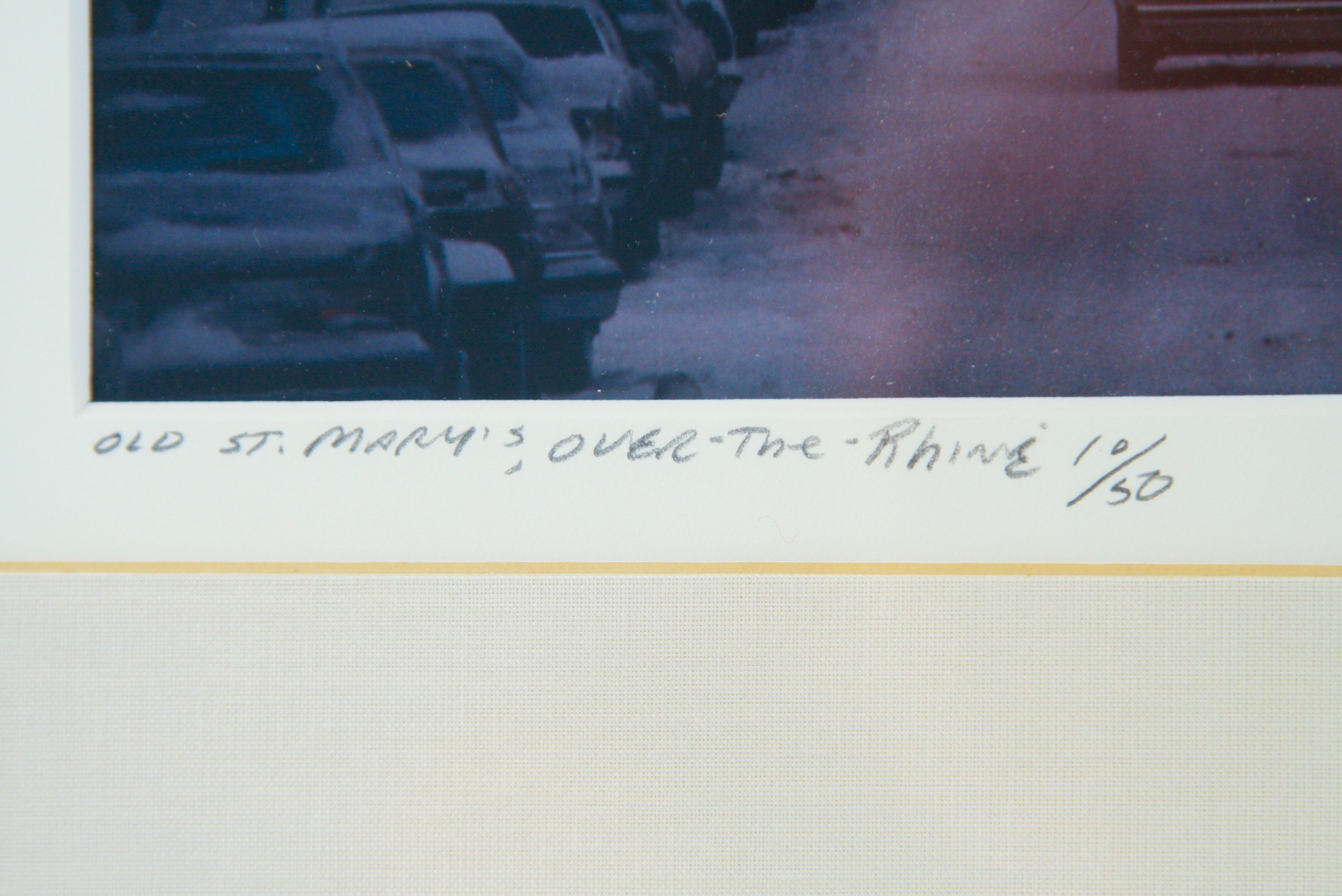 Pair of Framed Robert Flischel Photgraphic Prints of Cincinnati