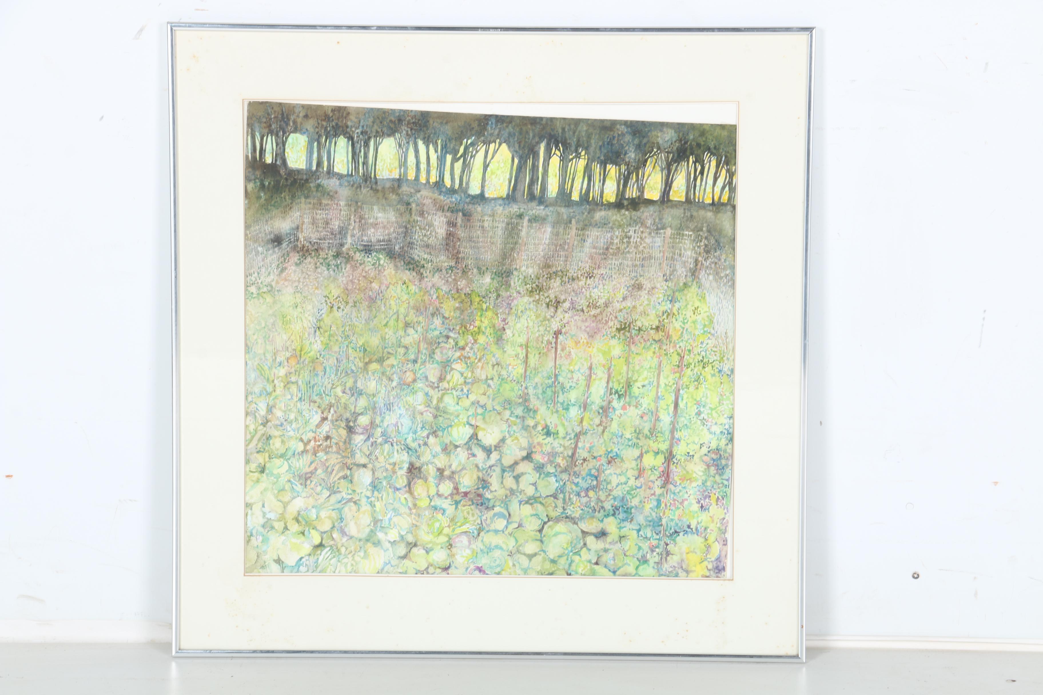 Watercolor on Paper of Landscape