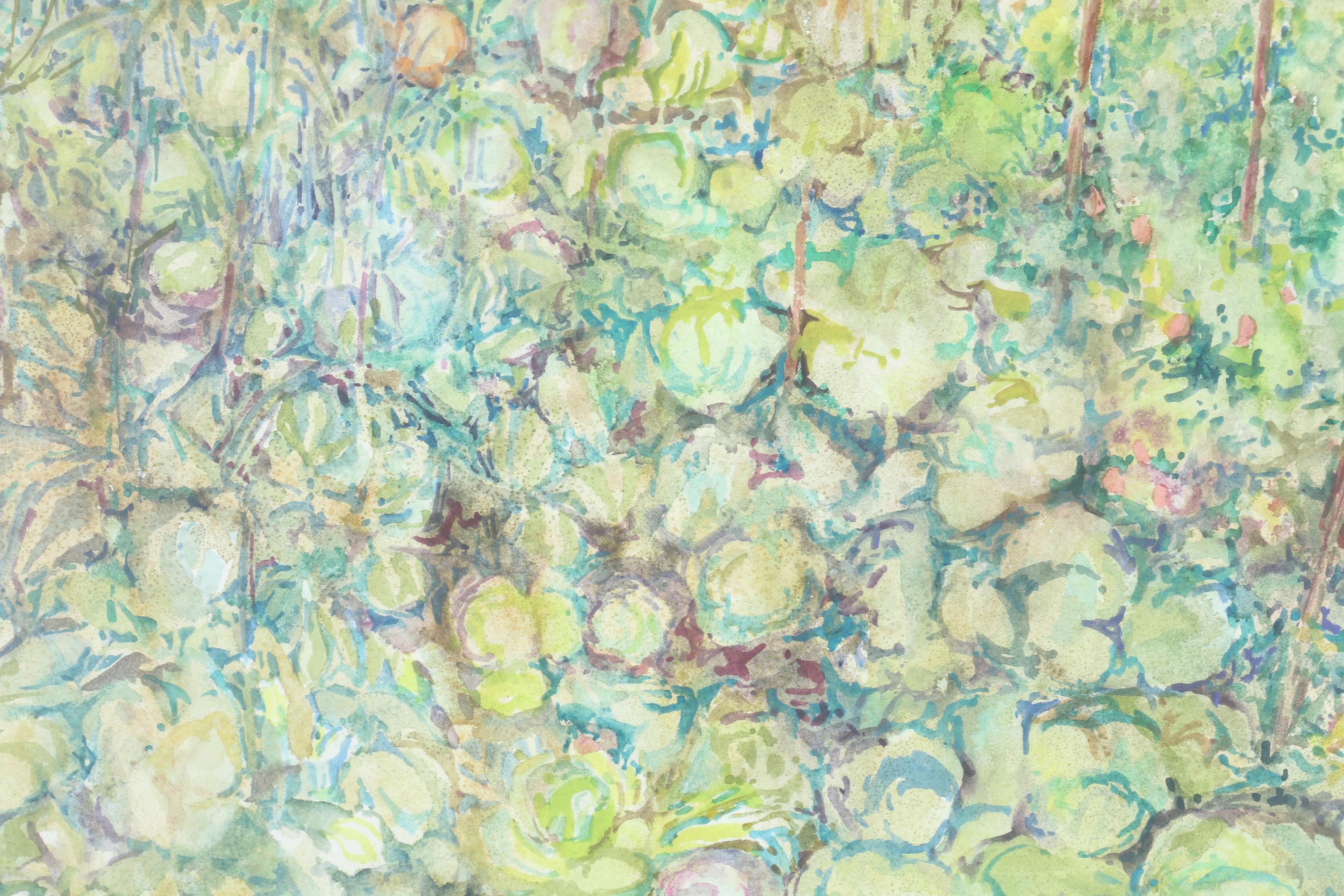 Watercolor on Paper of Landscape