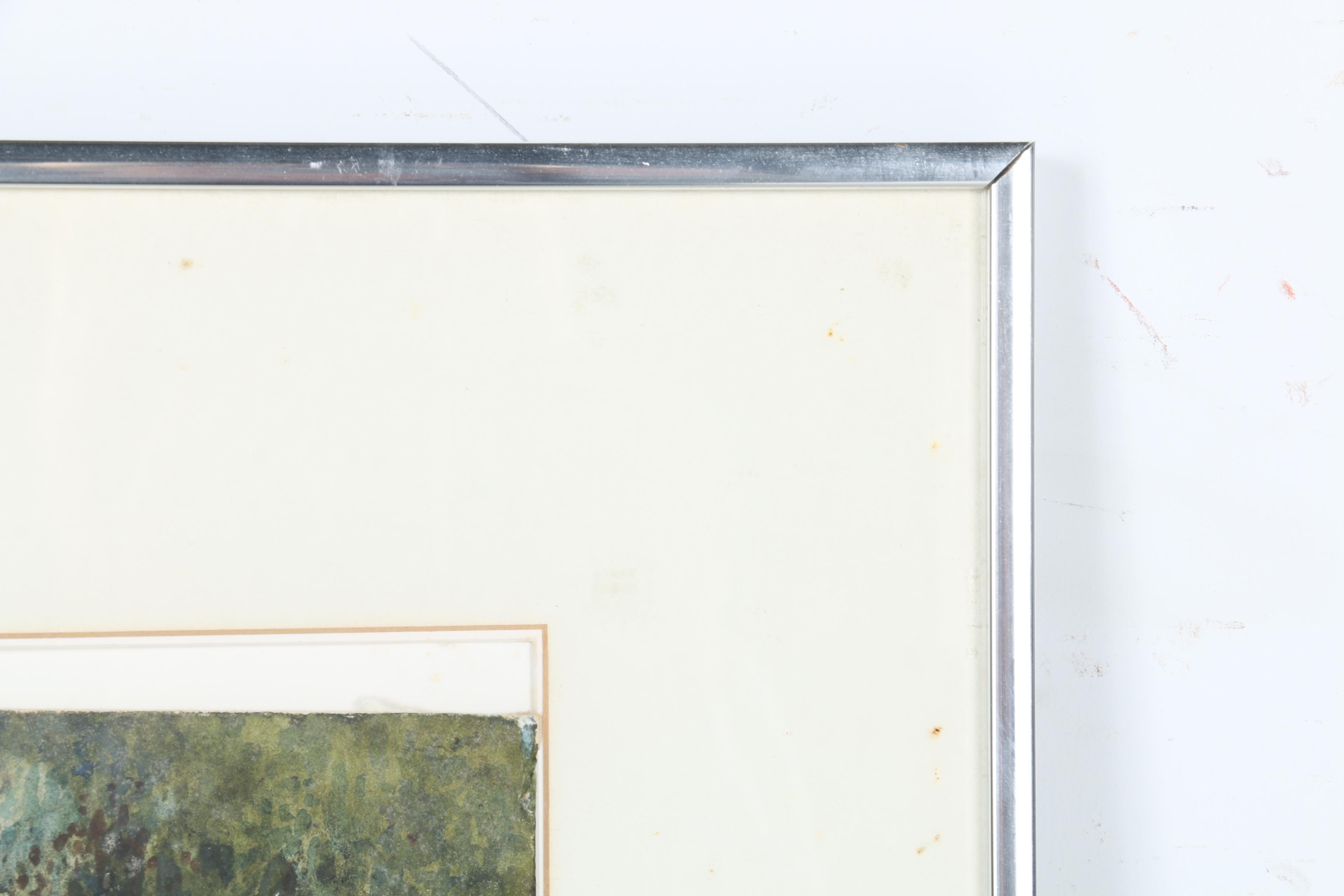 Watercolor on Paper of Landscape