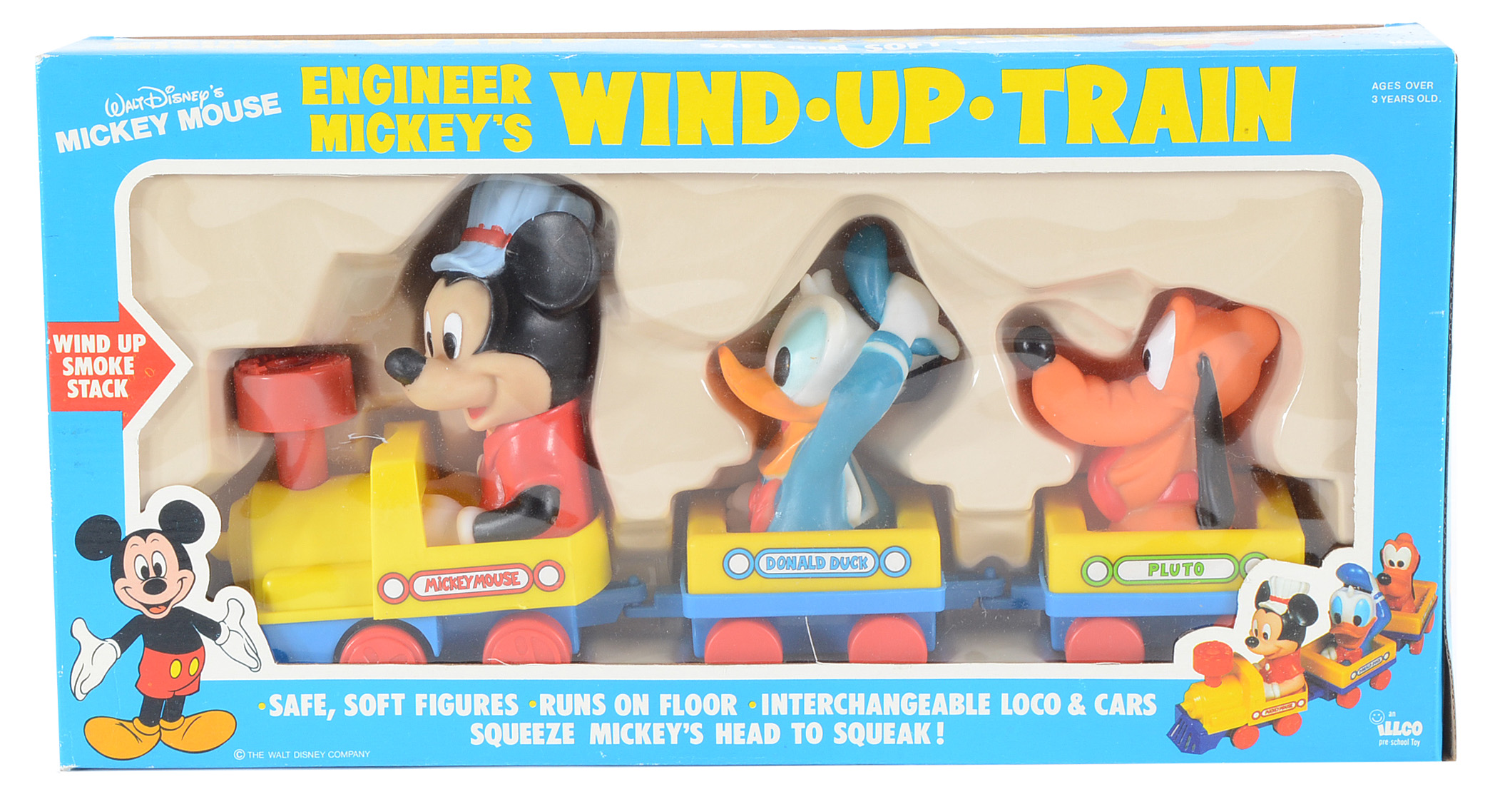 Vintage Illco Walt Disney's Mickey Mouse Preschool Toys