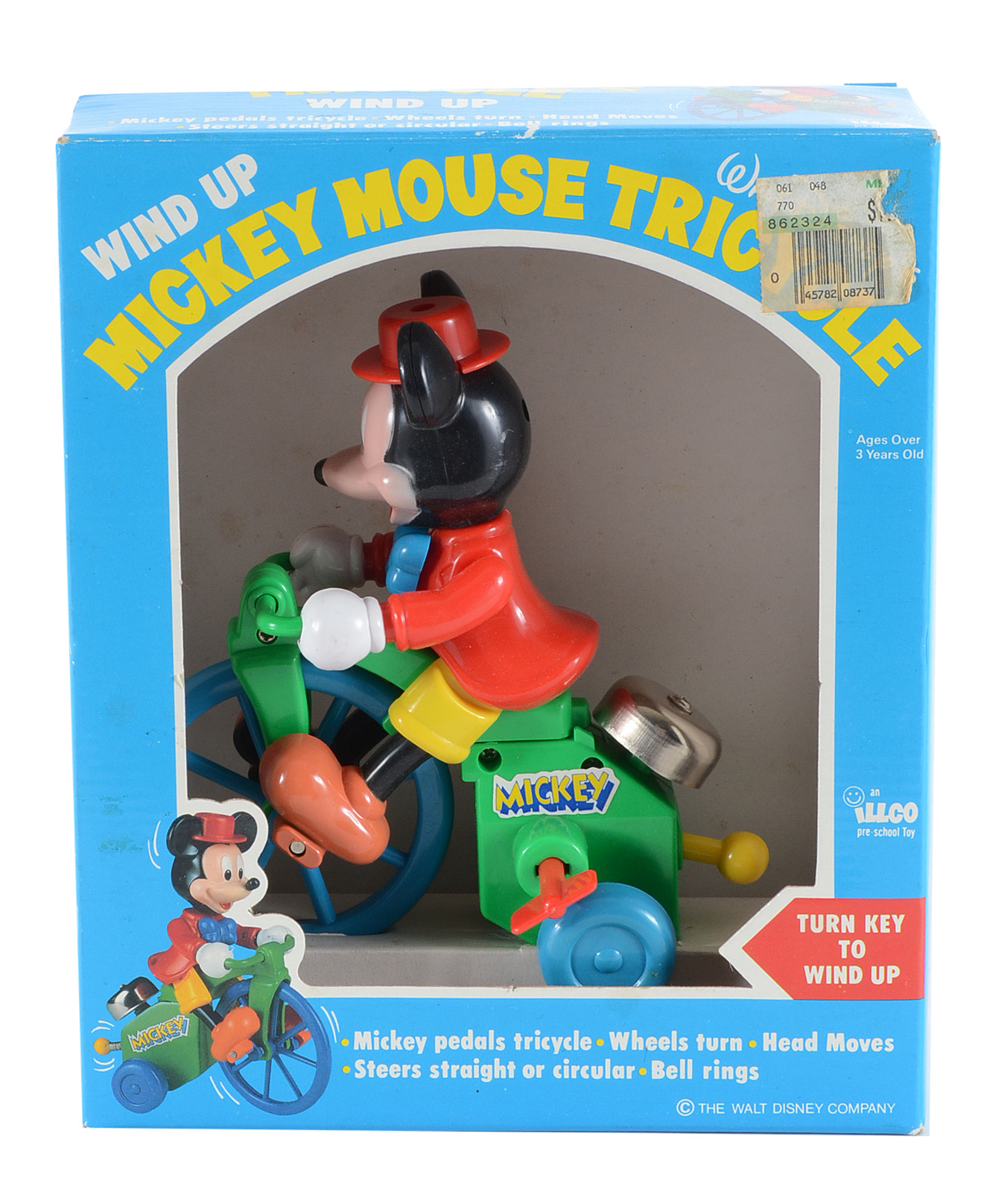 Vintage Illco Walt Disney's Mickey Mouse Preschool Toys