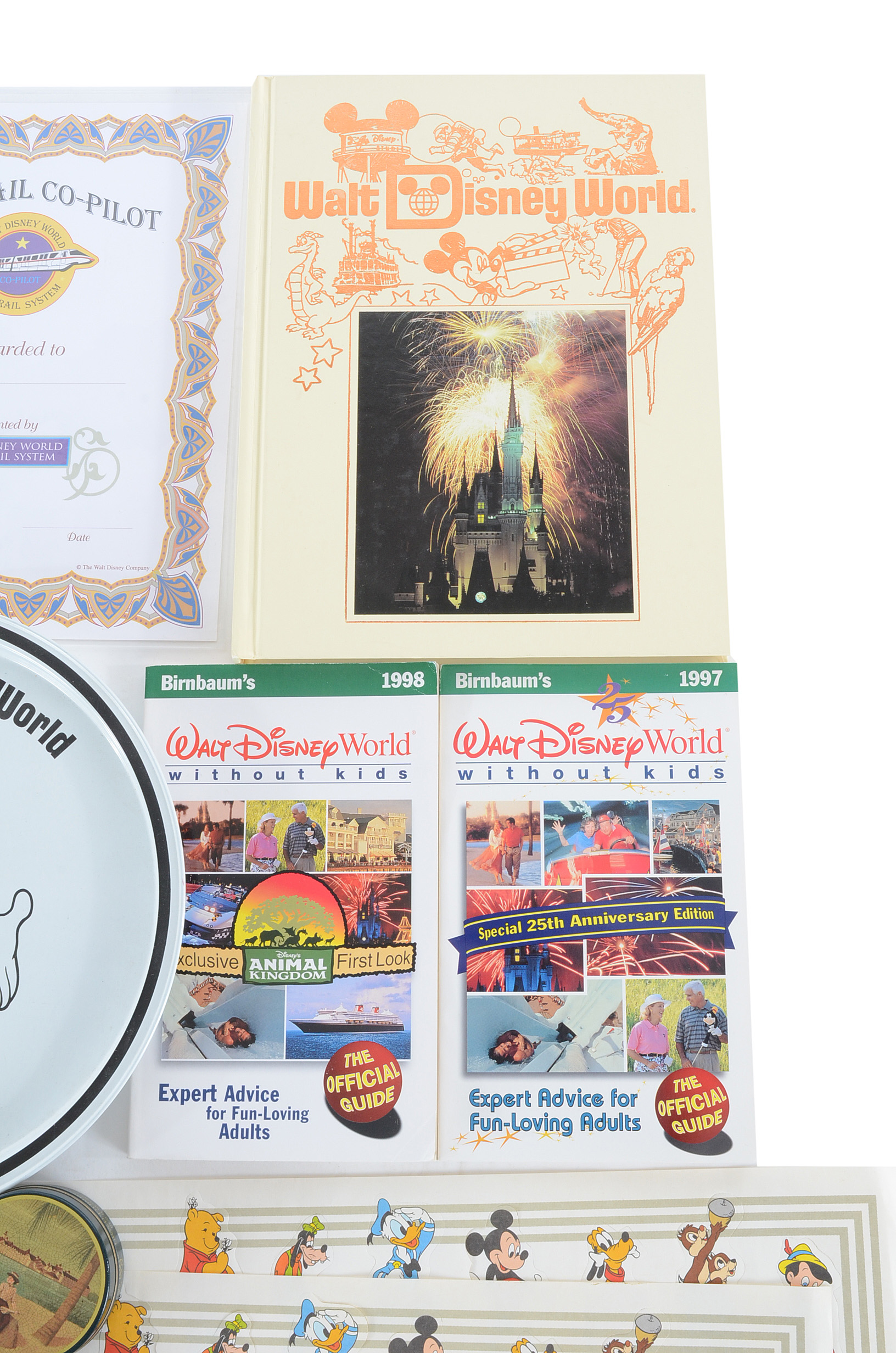 Walt Disney World Books and Ephemera