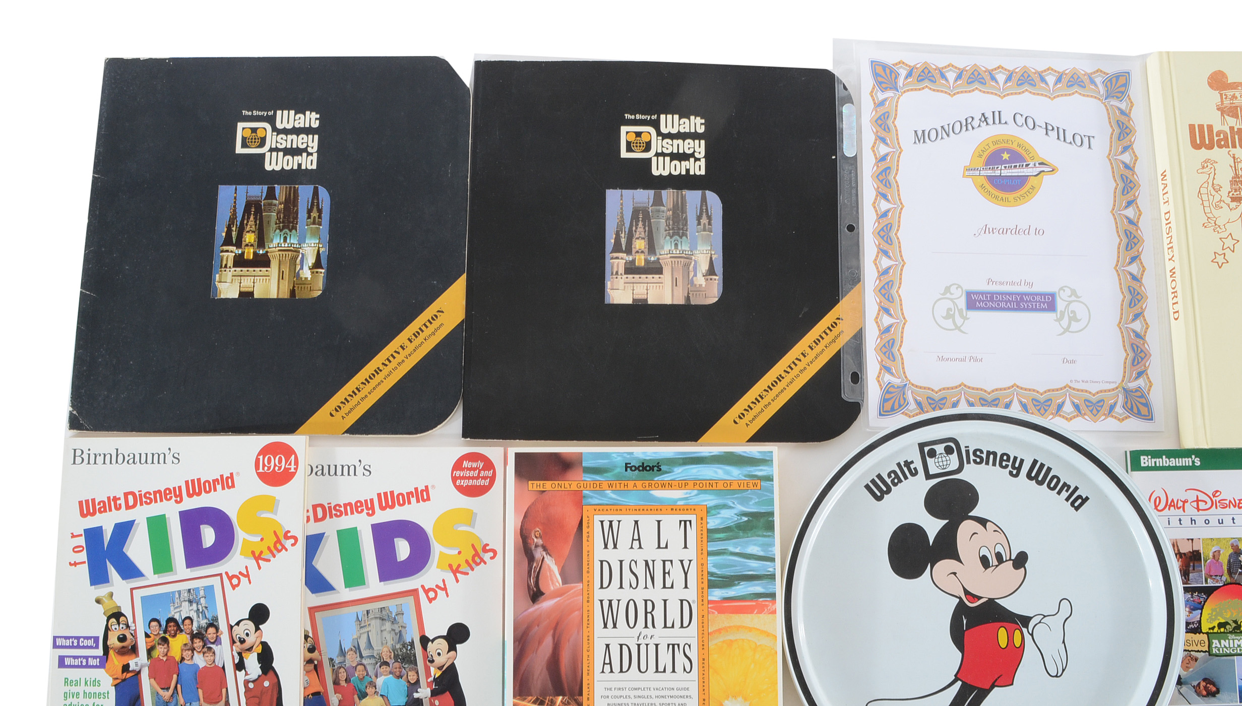 Walt Disney World Books and Ephemera