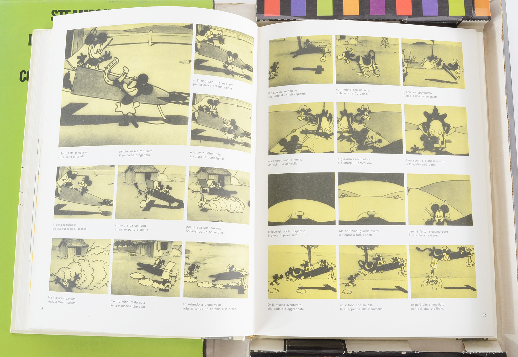 Italian "Walt Disney Magic Moments: Steamboat Willie" Book and Super 8 Film