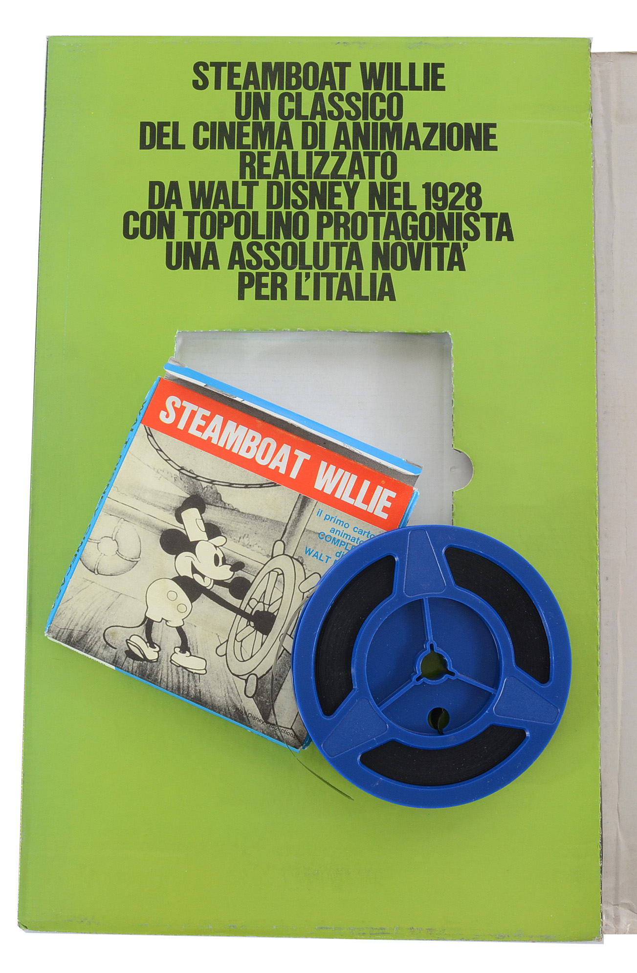 Italian "Walt Disney Magic Moments: Steamboat Willie" Book and Super 8 Film