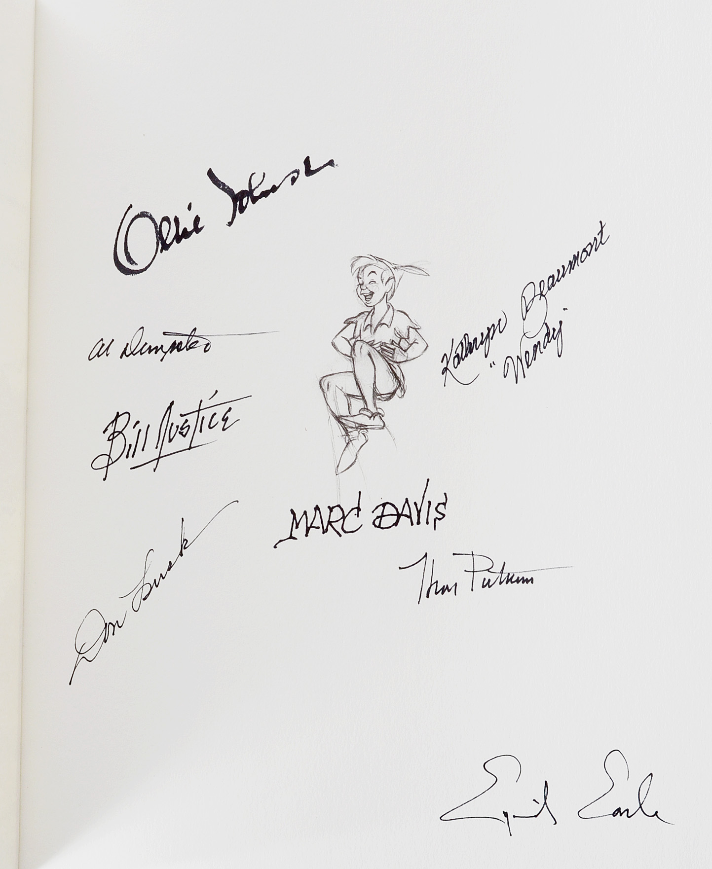 Limited Edition Signed "Walt Disney's Peter Pan: The Sketchbook Series"