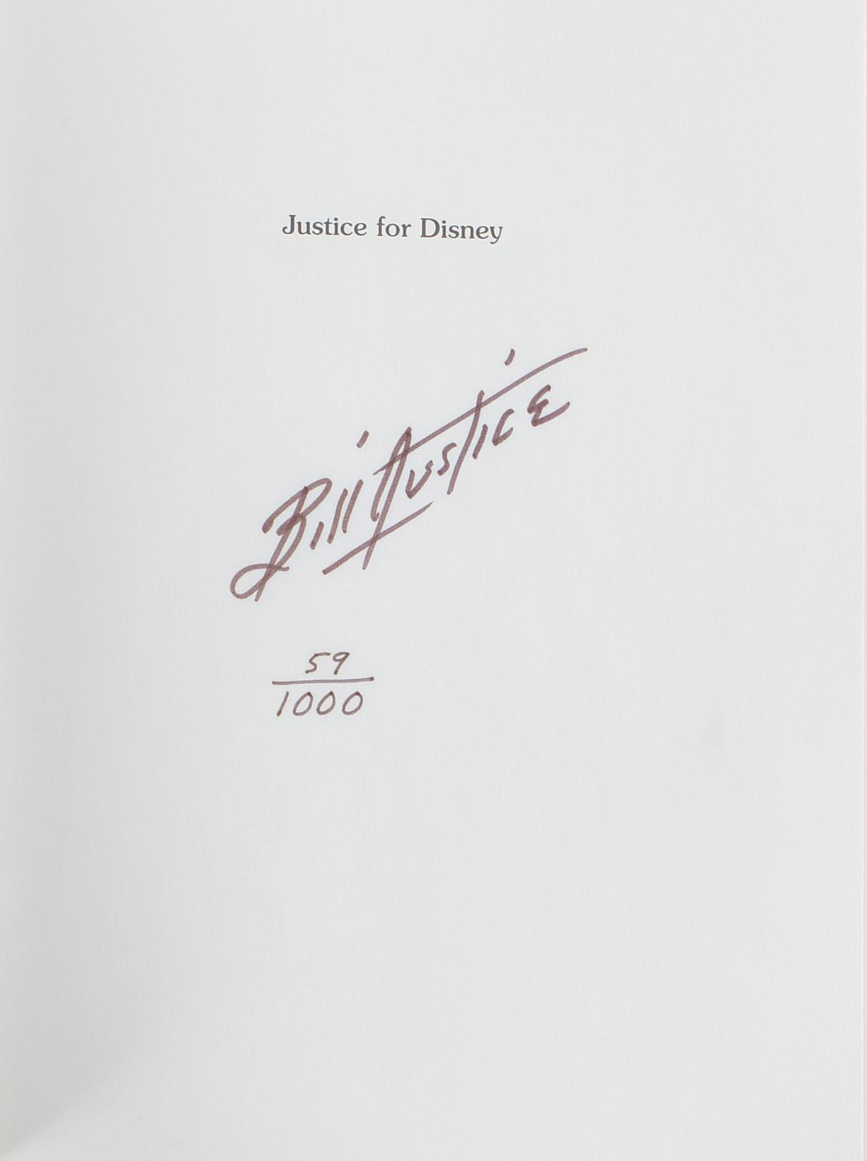 Disney Artist Autobiographies Including Bill Justice and Harry Tytle Autographs
