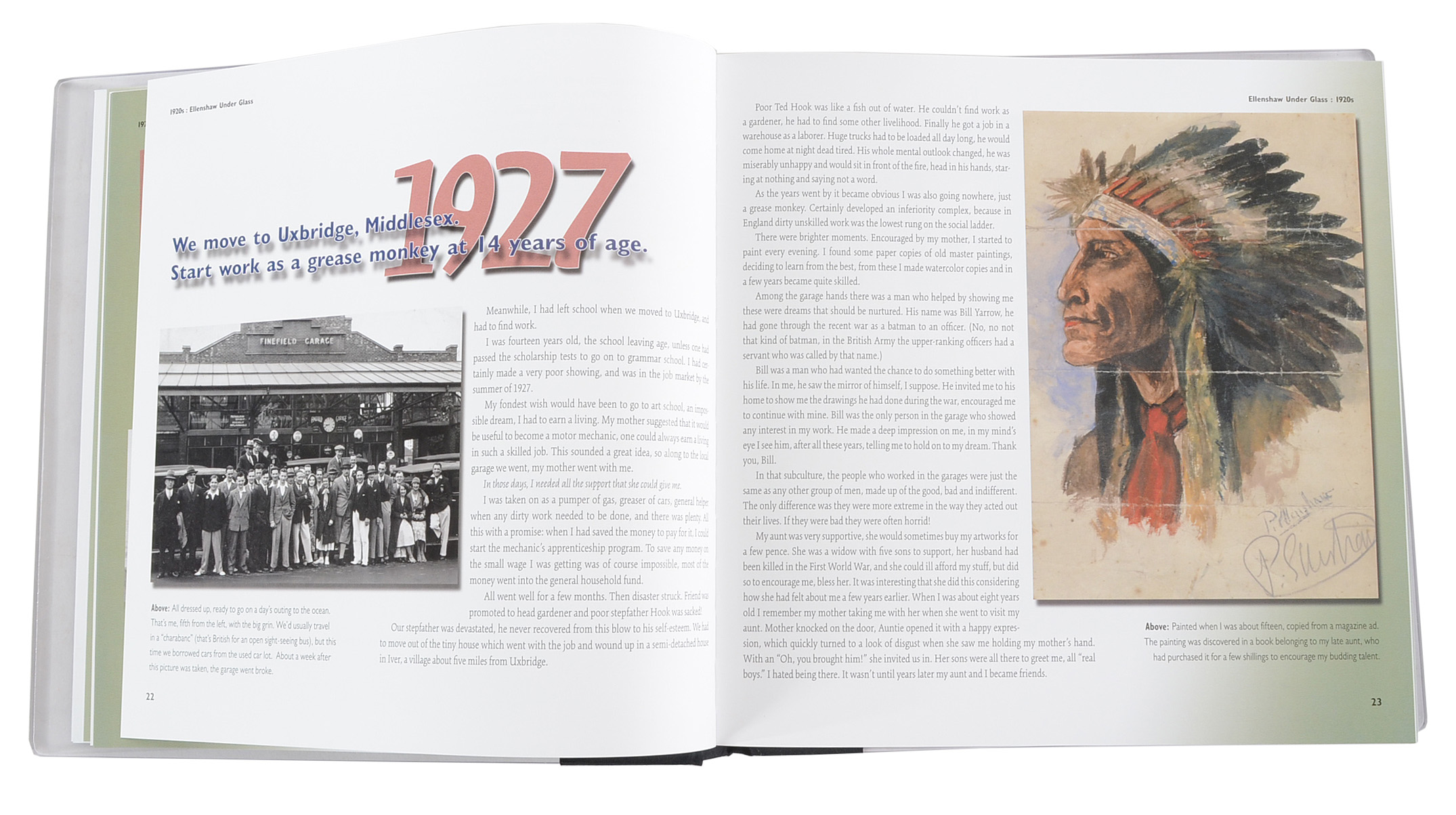 Signed First Edition "Ellenshaw Under Glass"