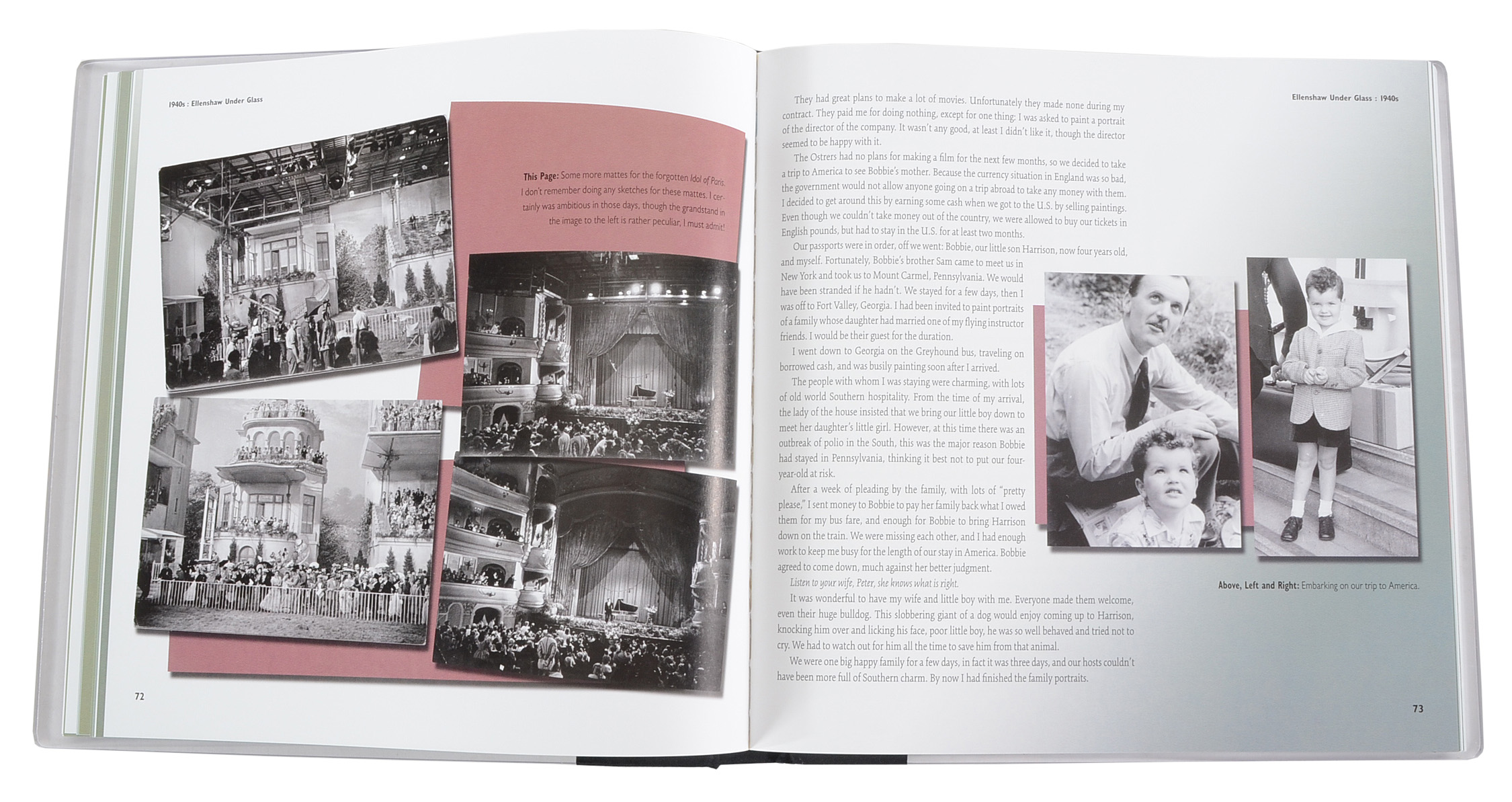 Signed First Edition "Ellenshaw Under Glass"