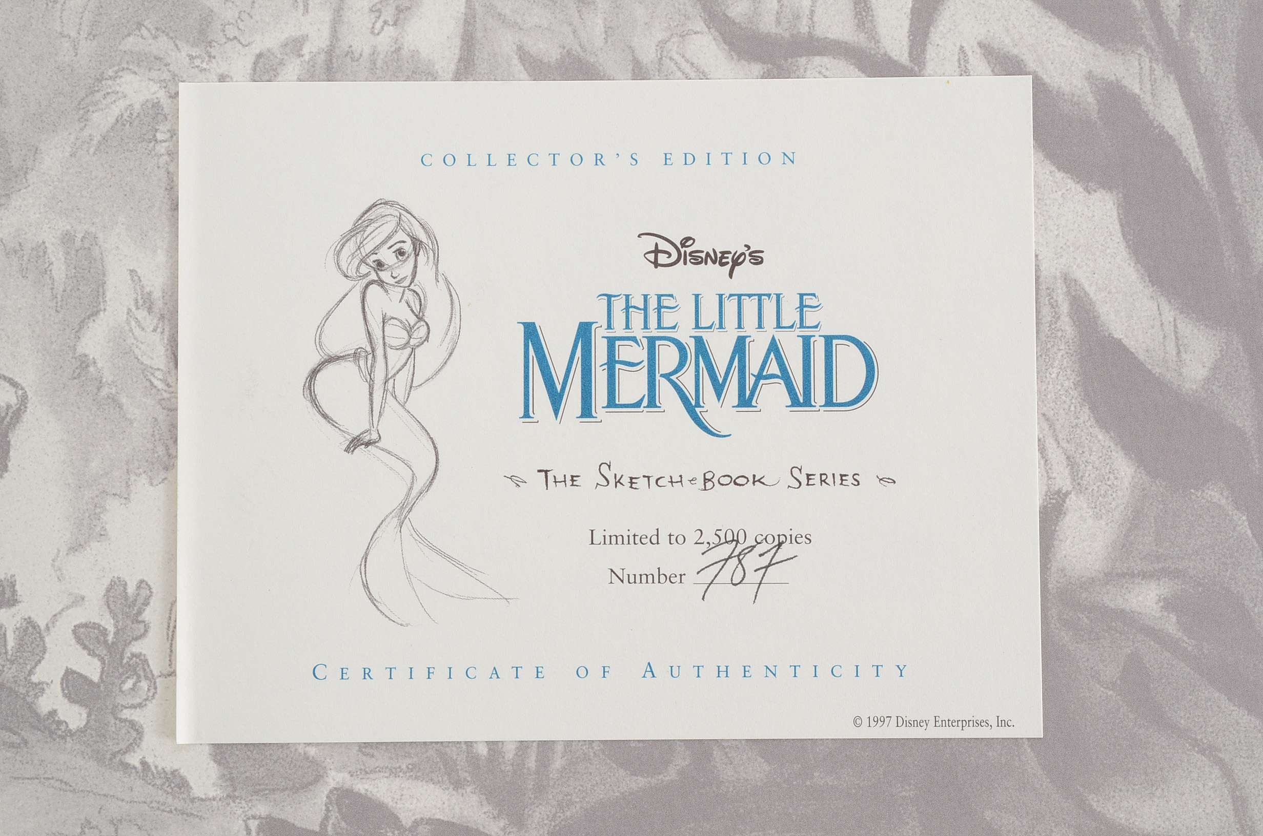 Limited Edition "Disney's The Little Mermaid: The Sketchbook Series"