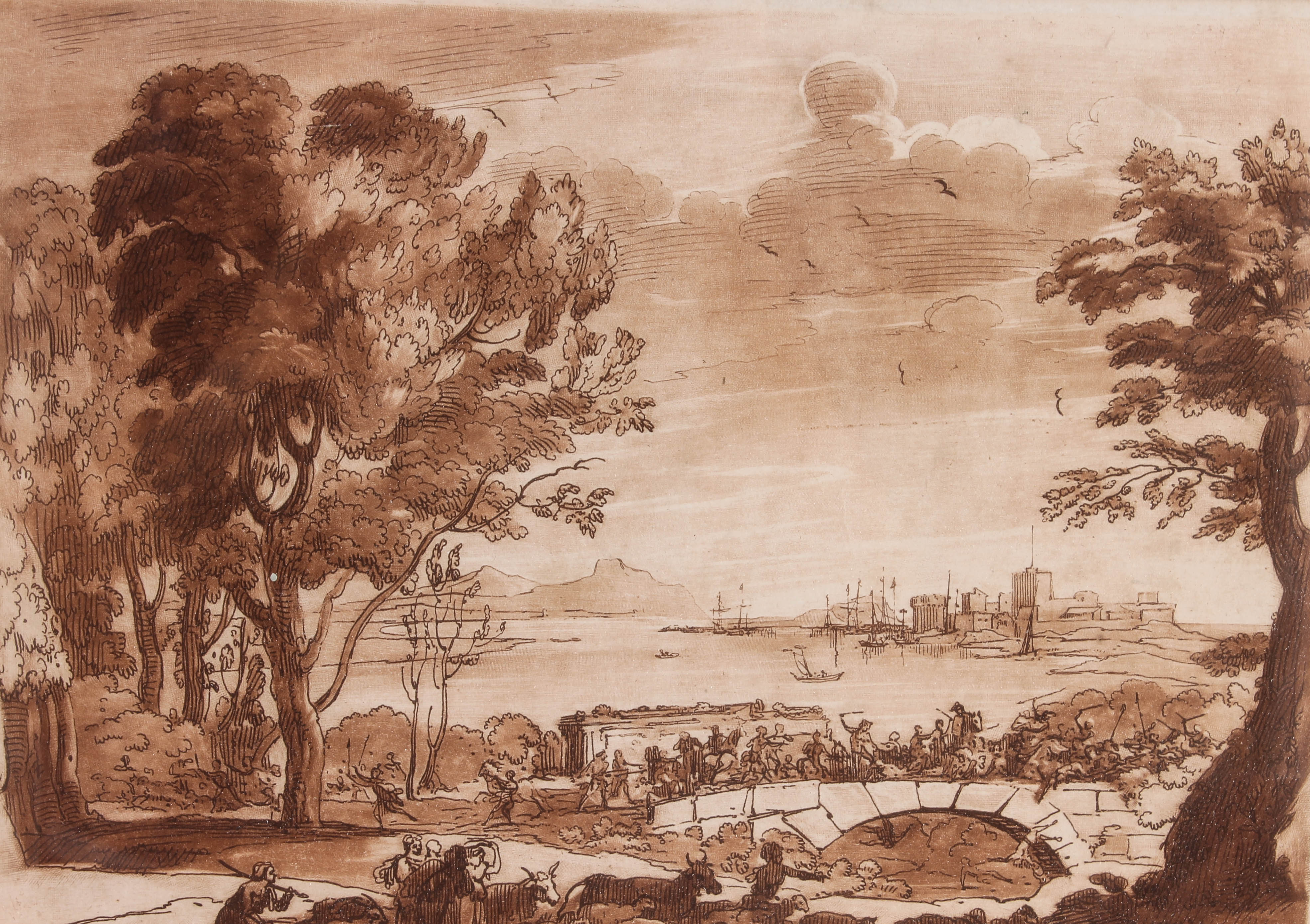 Pair of Antique Richard Earlom Etchings with Mezzotint