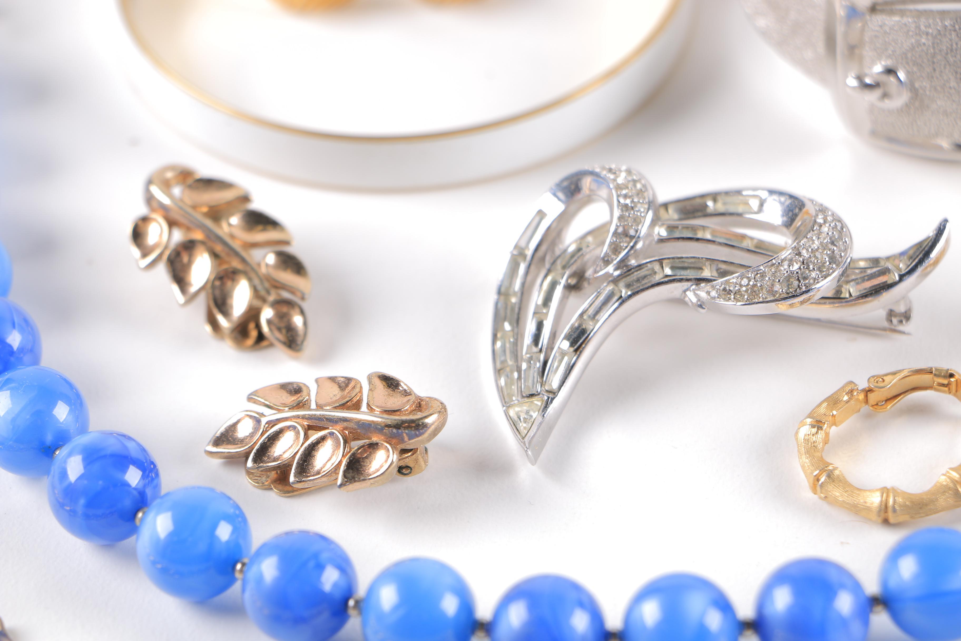 Vintage Costume Jewelry Including Trifari