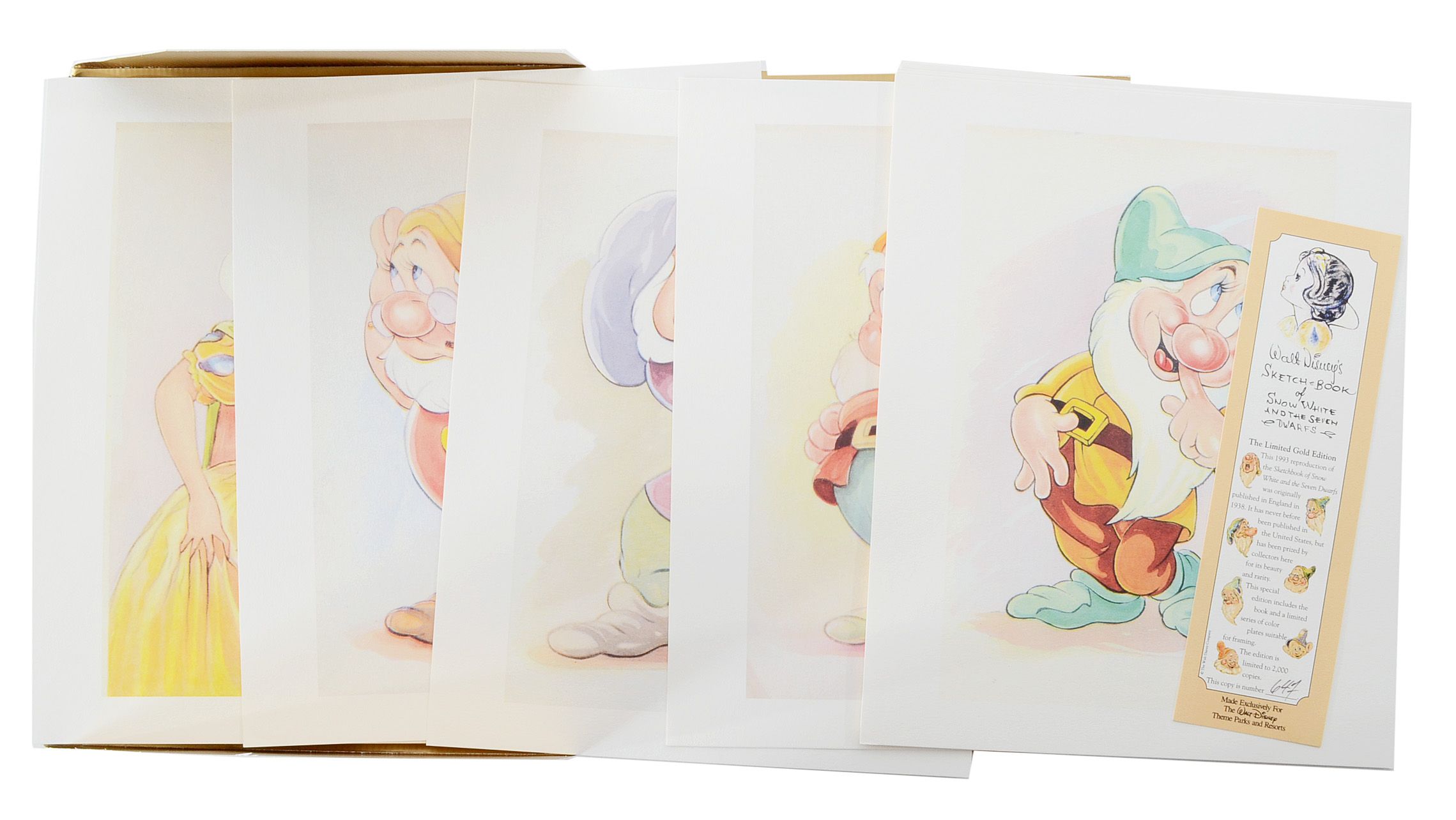 Limited Edition "Walt Disney's Sketch-Book of Snow White and the Seven Dwarfs"